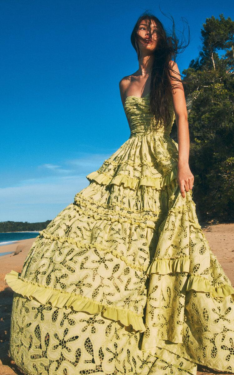 Ottilie Maxi Dress - Gold main image 1