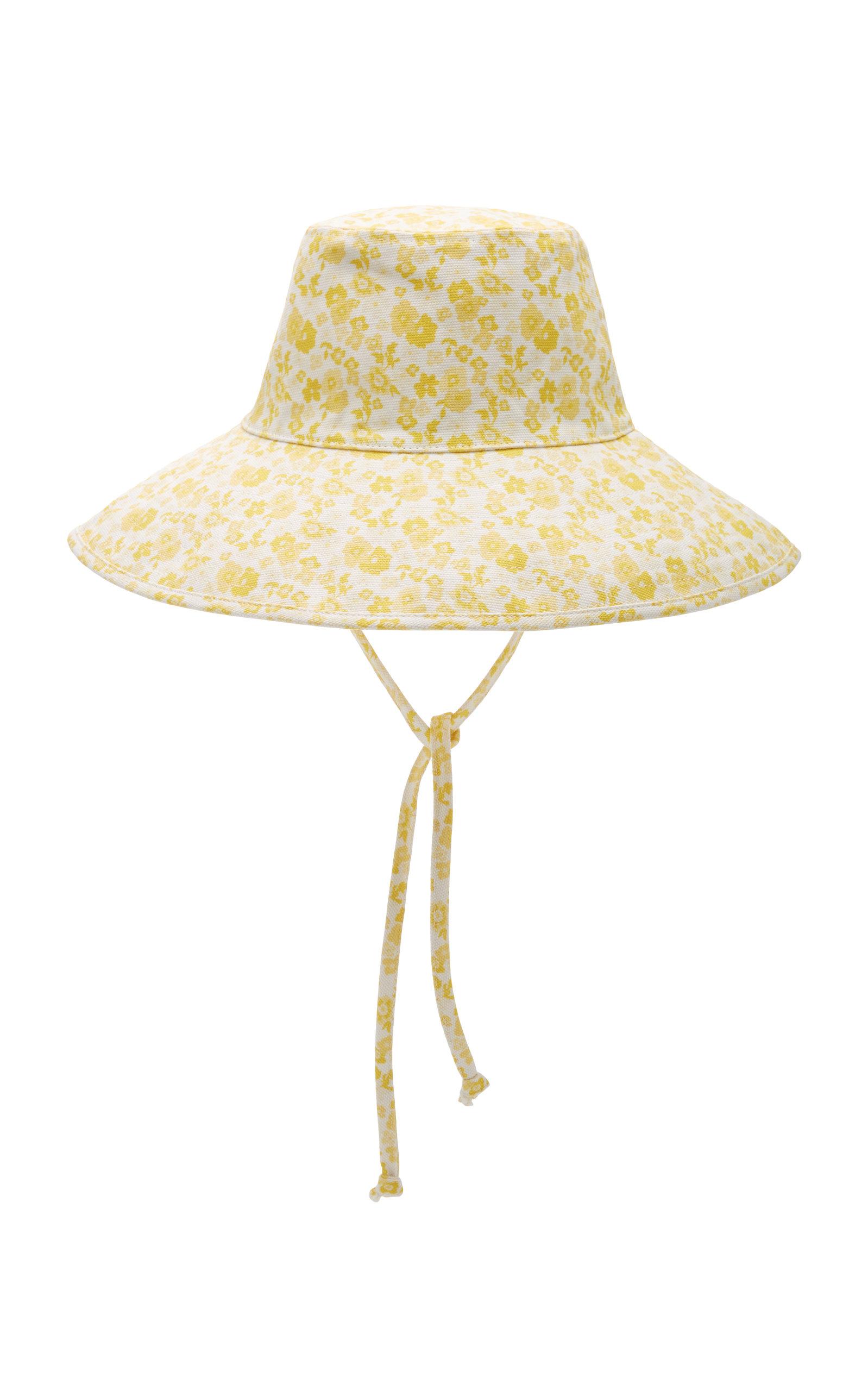 Holiday Floral Cotton Canvas Bucket Hat 