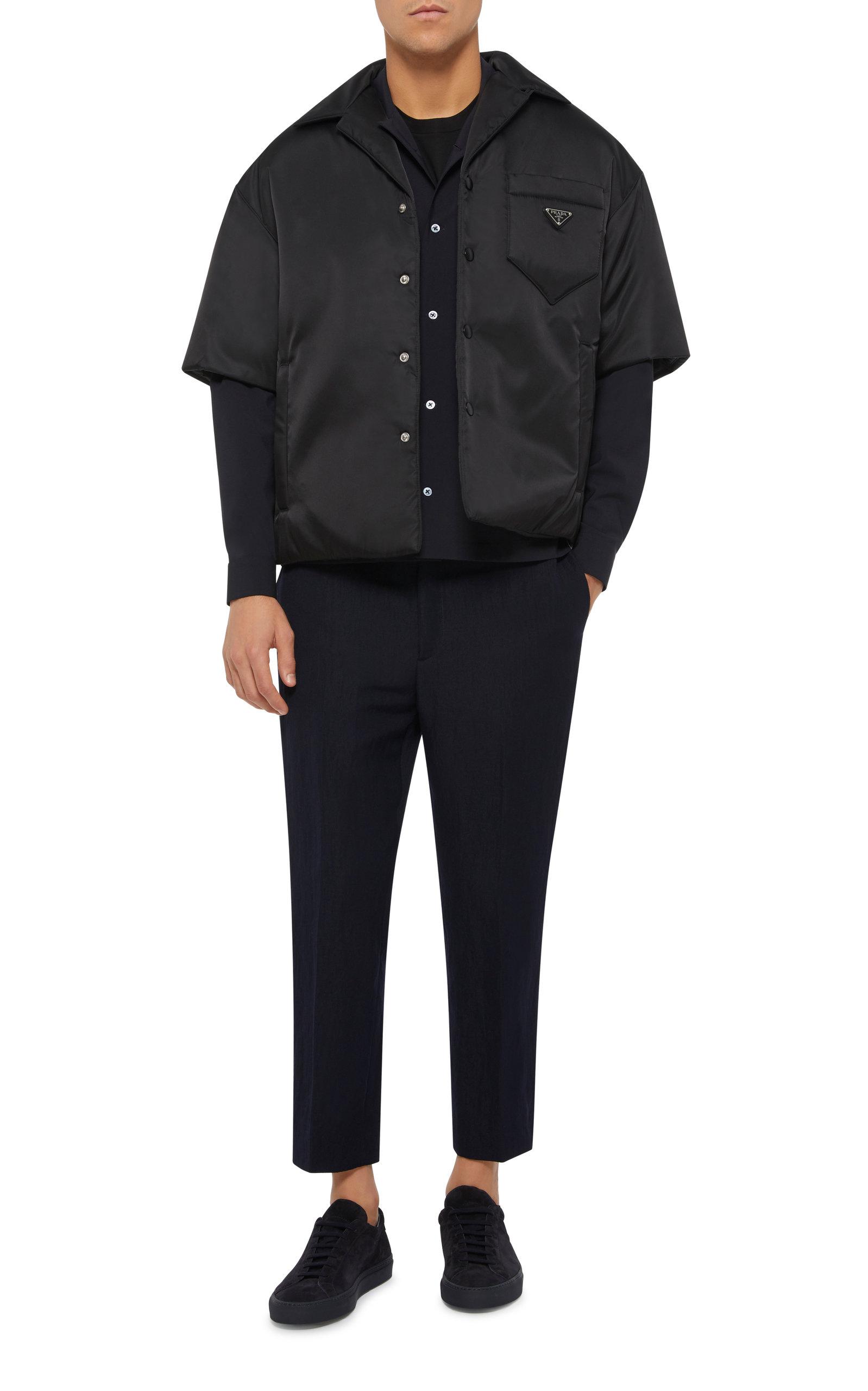 prada silver brogues