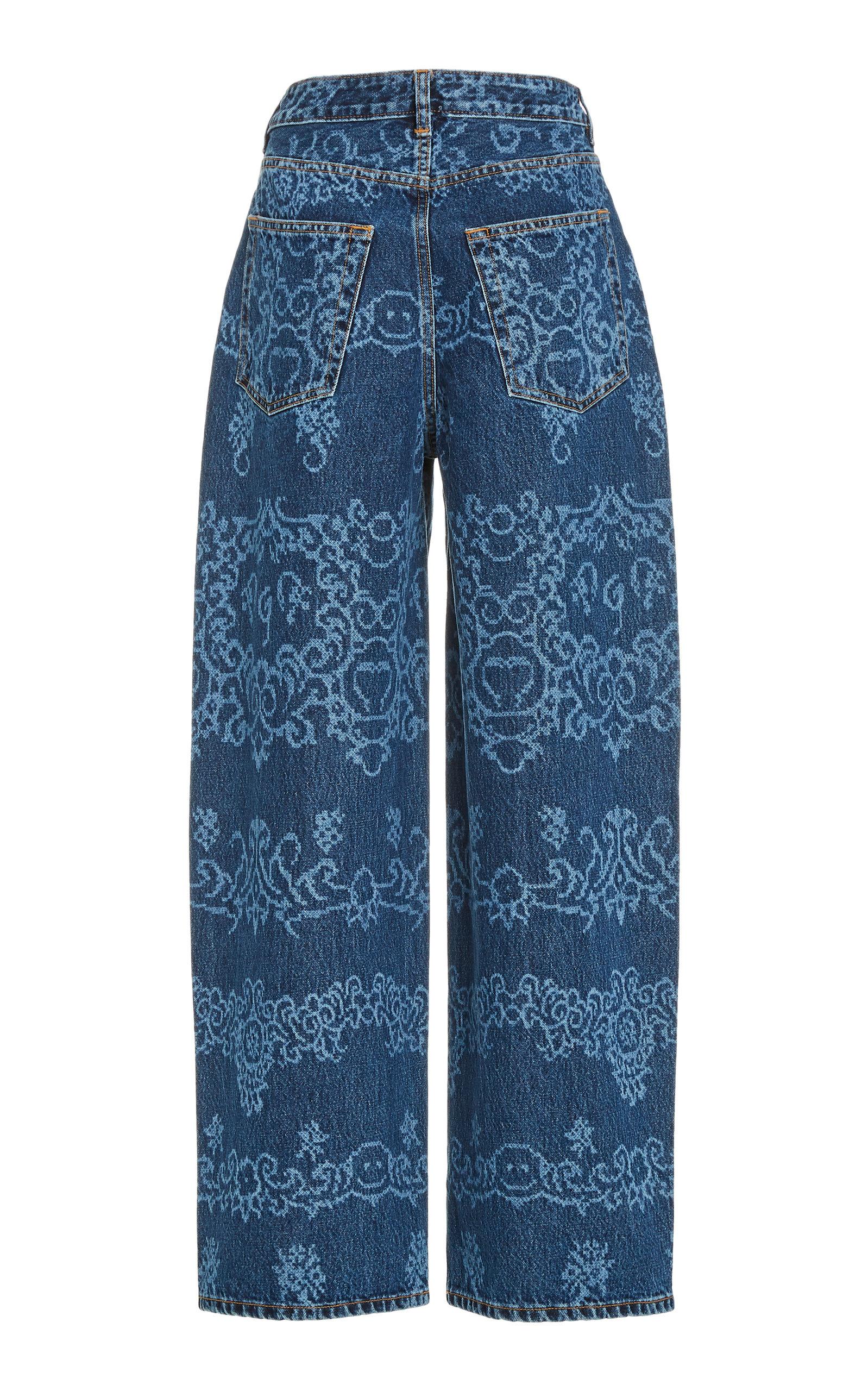 Ganni Laser Denim Denim in Blue | Lyst
