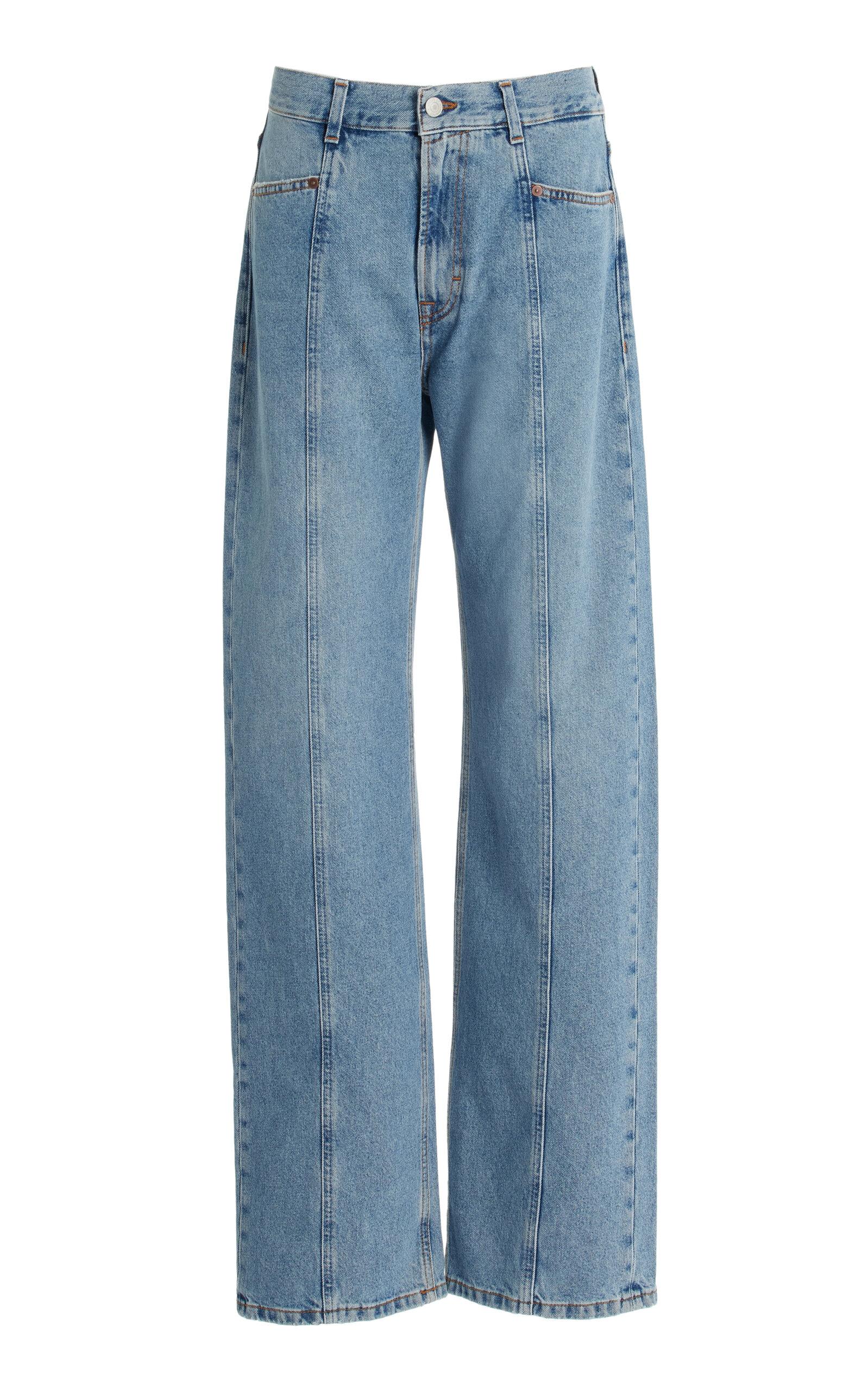House of Dagmar Rigid High-rise Wide-leg Jeans in Blue | Lyst