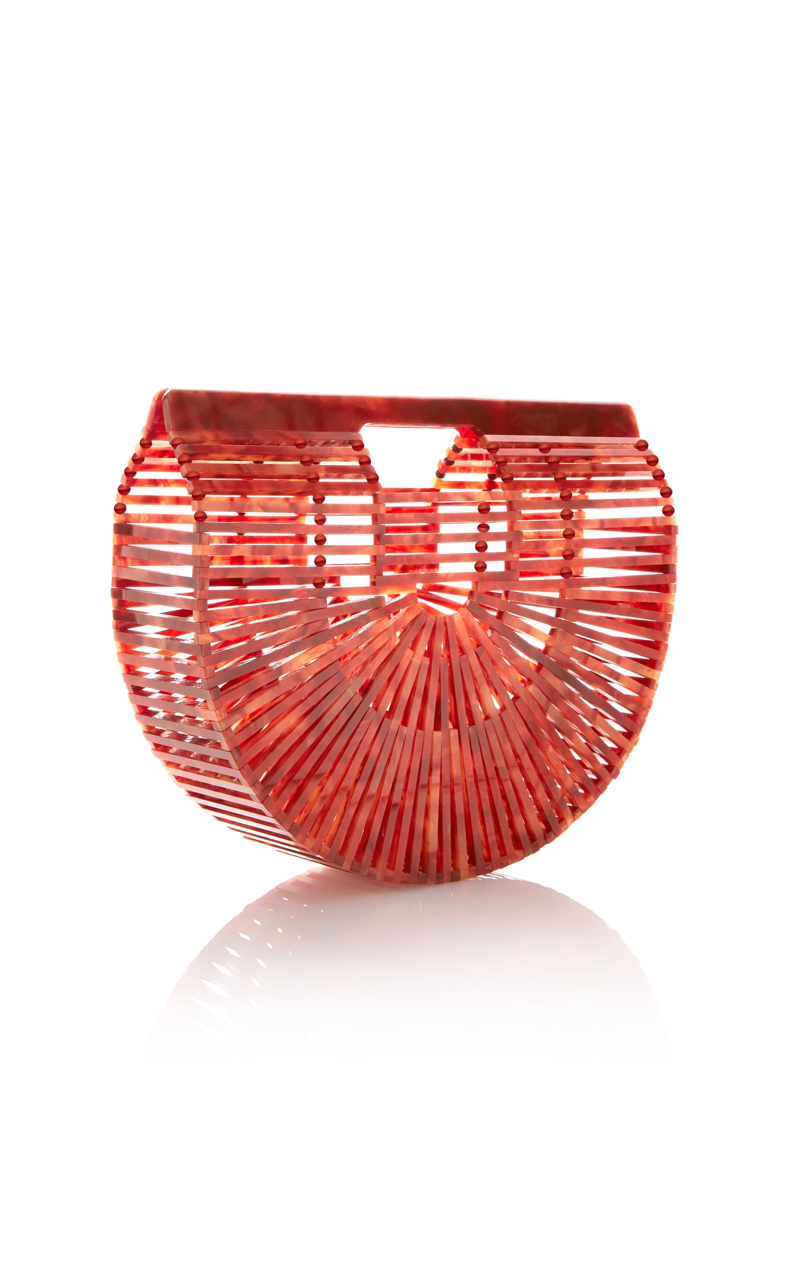 Cult Gaia Synthetic Mini Acrylic Ark Bag in Red - Lyst