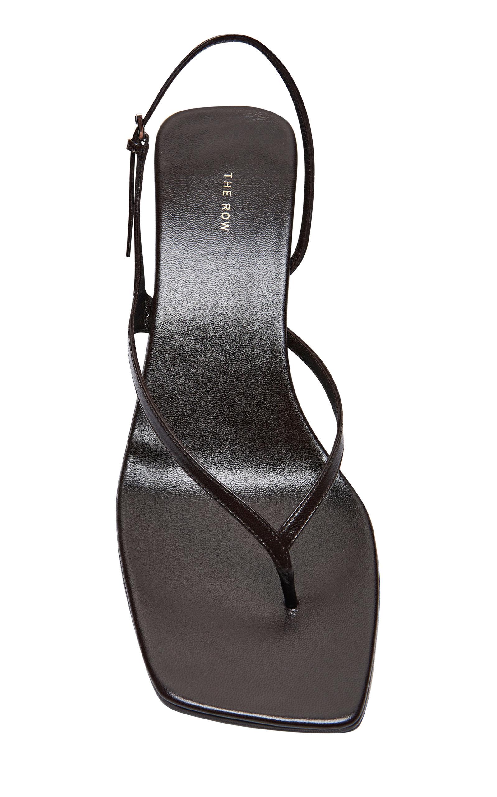The Row Constance Sandals in Black | Lyst