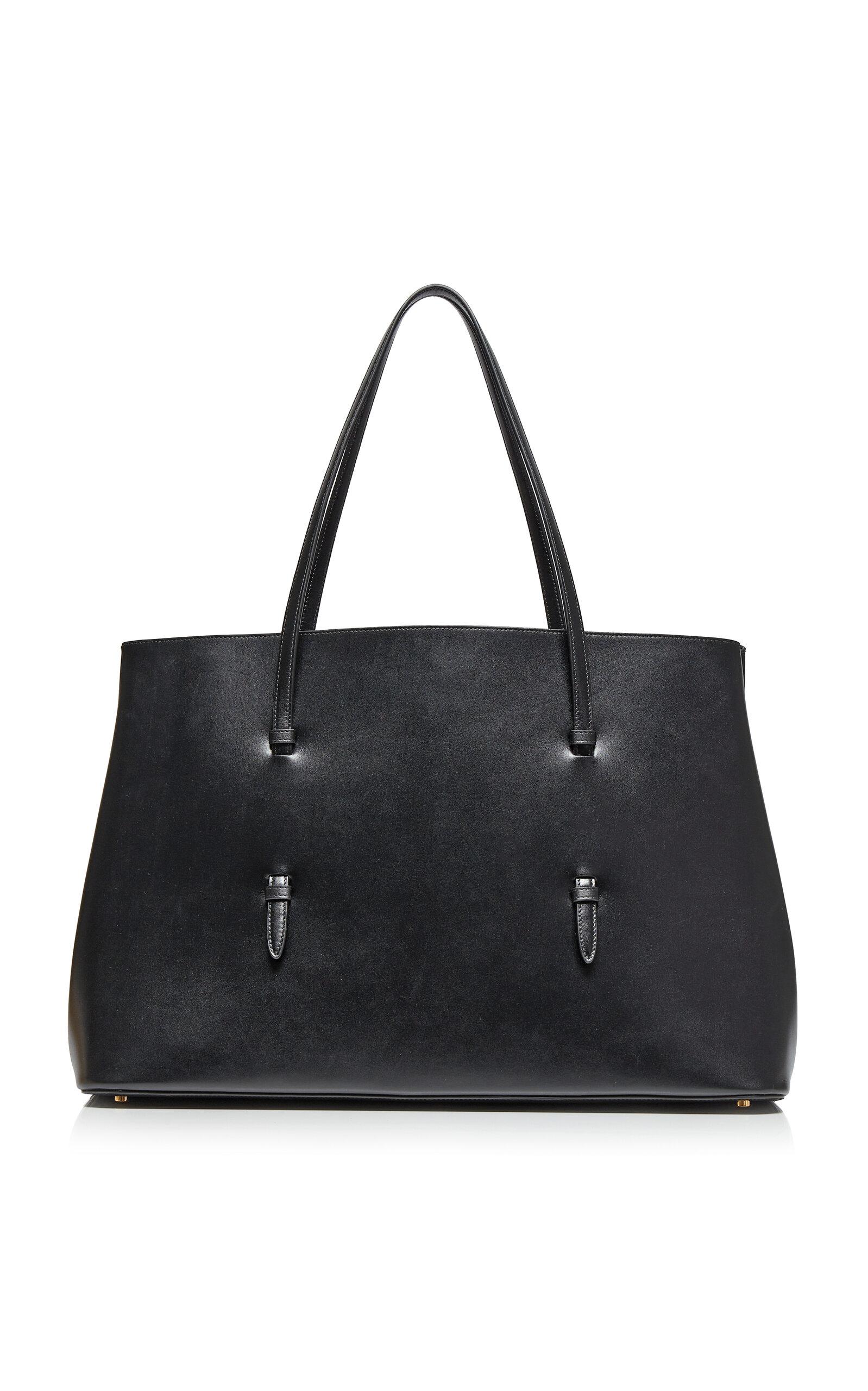 ALAIA バッグ アライア Mina 50 Large leather tote bag 752510 Mina 50 Large leather tote bag in black - Alaia | Mytheresa