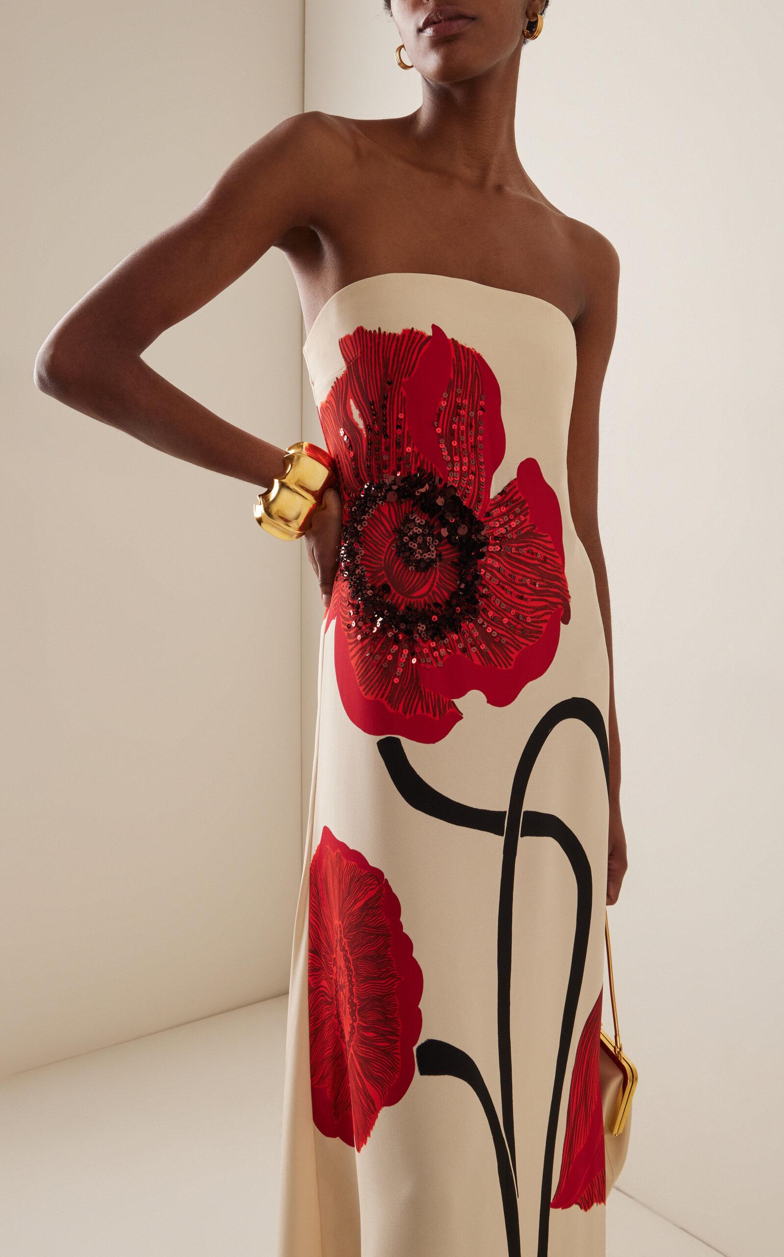 kaileigh maxi dress Kylie Red High-Neck Maxi Dress With Chiffon Skirt – Club L London