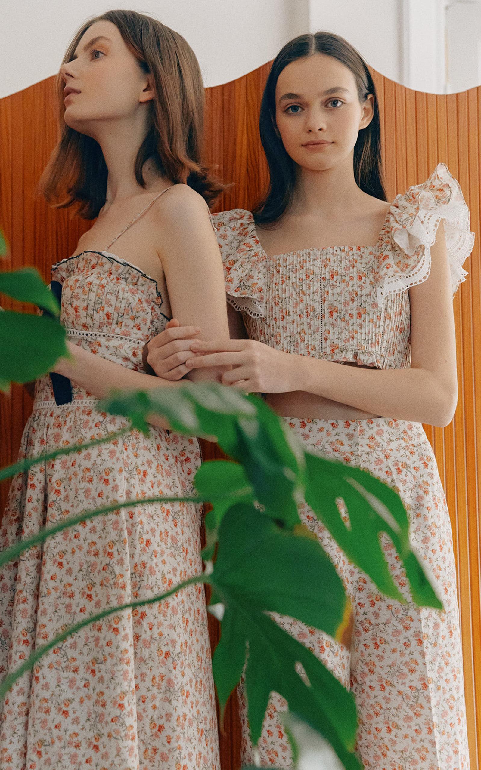 Lug Von Siga Melody Floral Cotton-blend Dress | Lyst