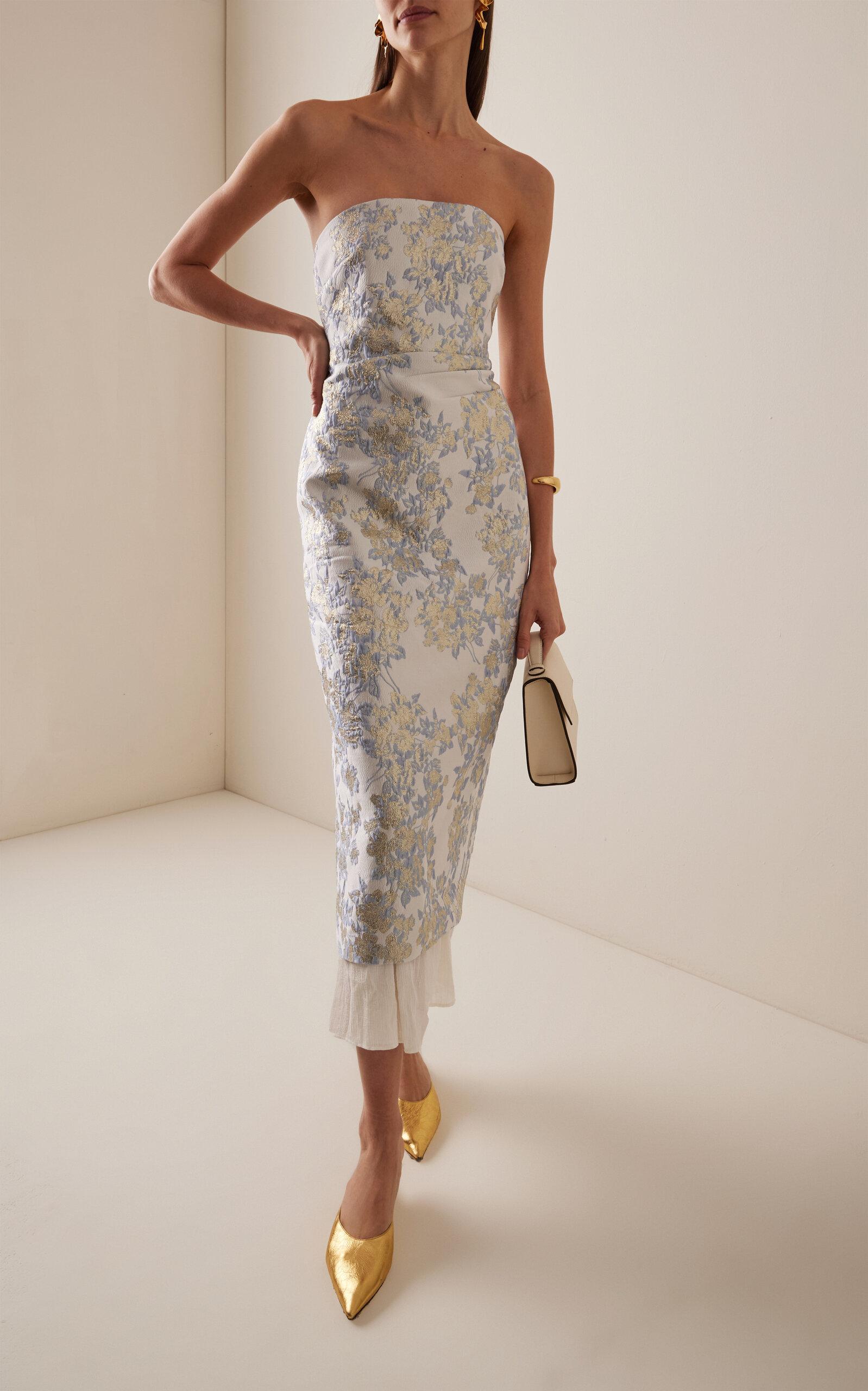 farm rio palm tree cutout midi dress Off-White Palm Fan Midi Dress – FARM Rio