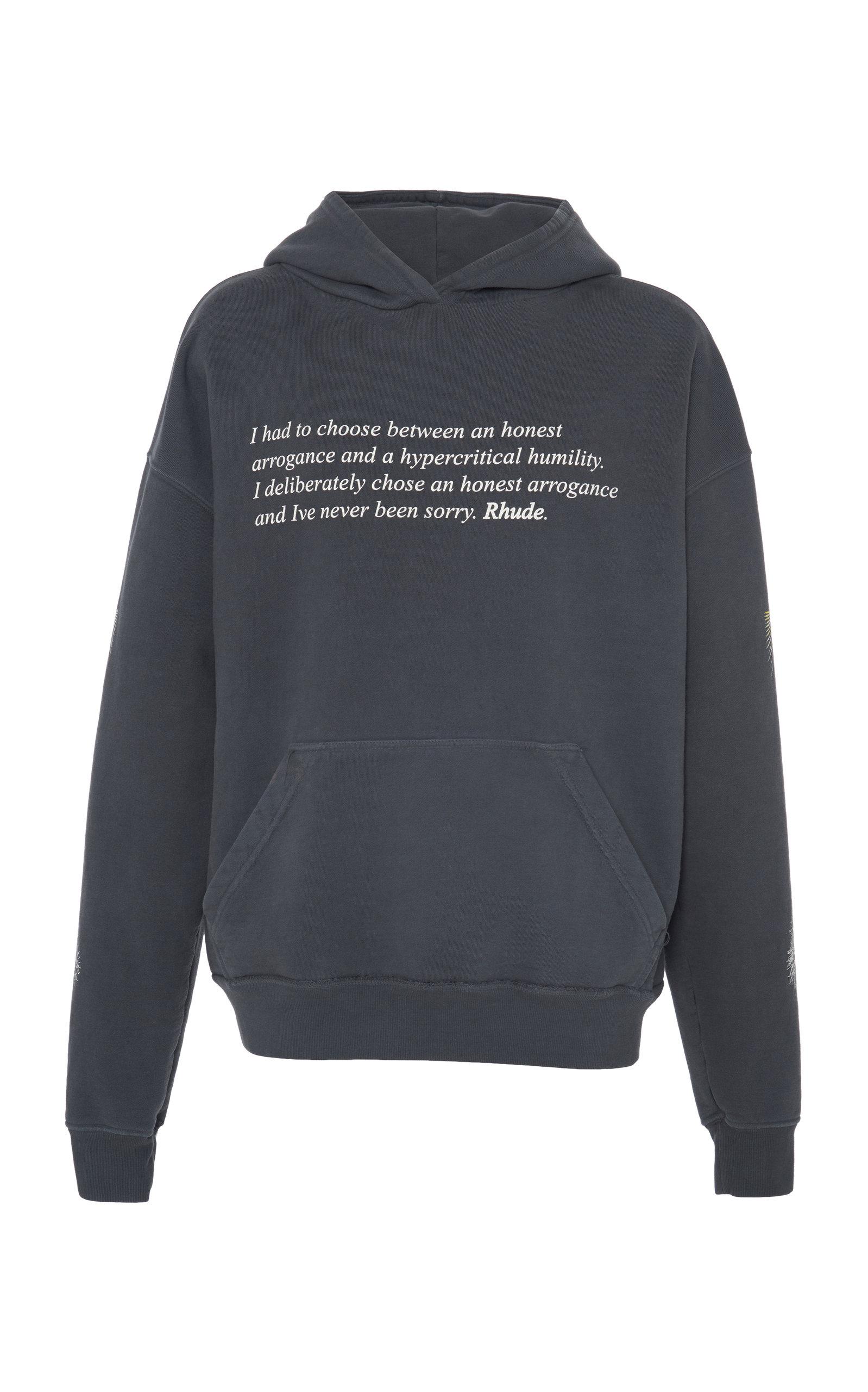 Rhude Honest Eye Hoodie in Gray for Men | Lyst