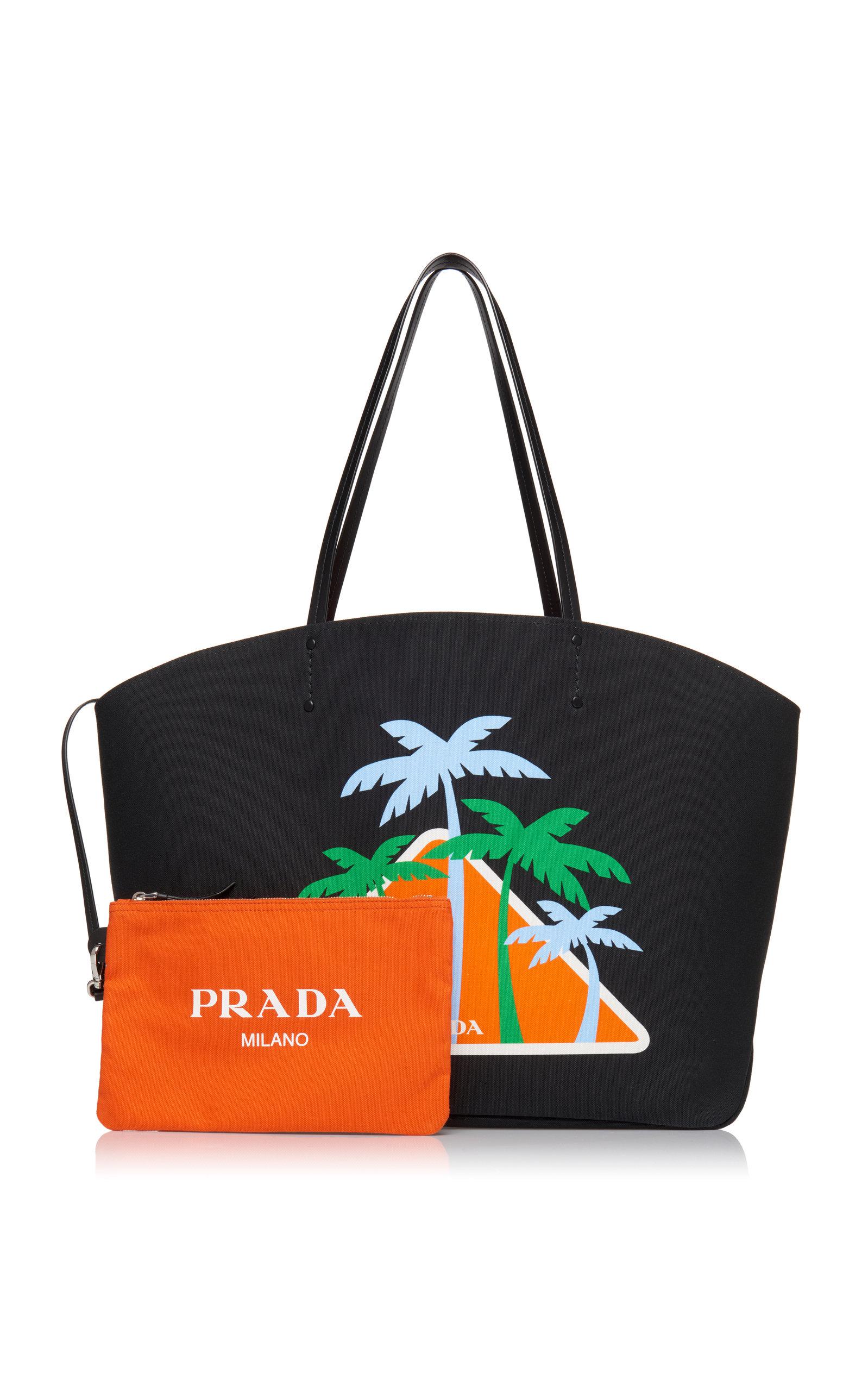 prada palm tree bag