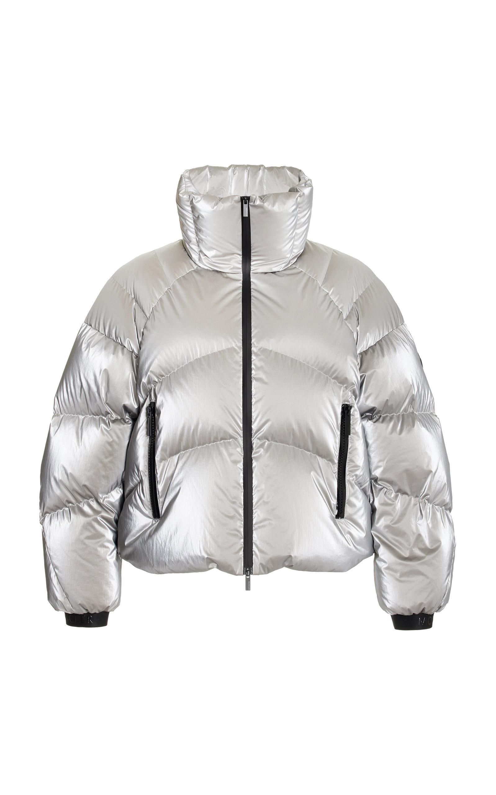 Moncler Avoriaz Down Puffer Jacket in Metallic | Lyst