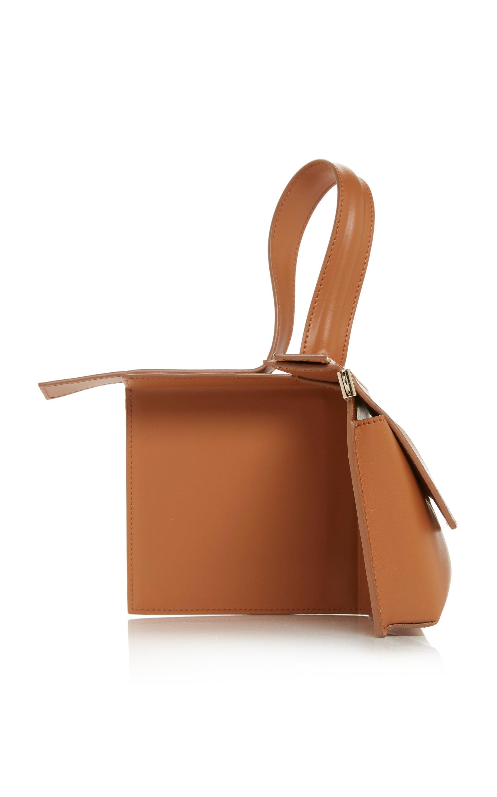 Khaore Corner Guard Leather Bag in Brown | Lyst