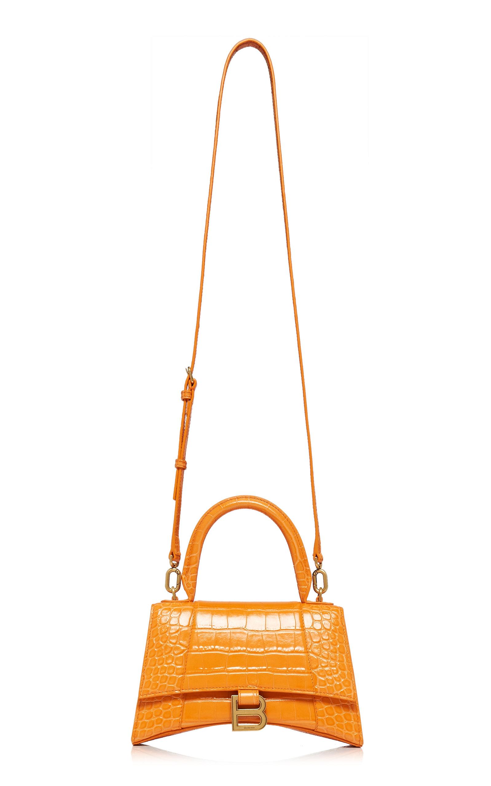 balenciaga hourglass bag orange