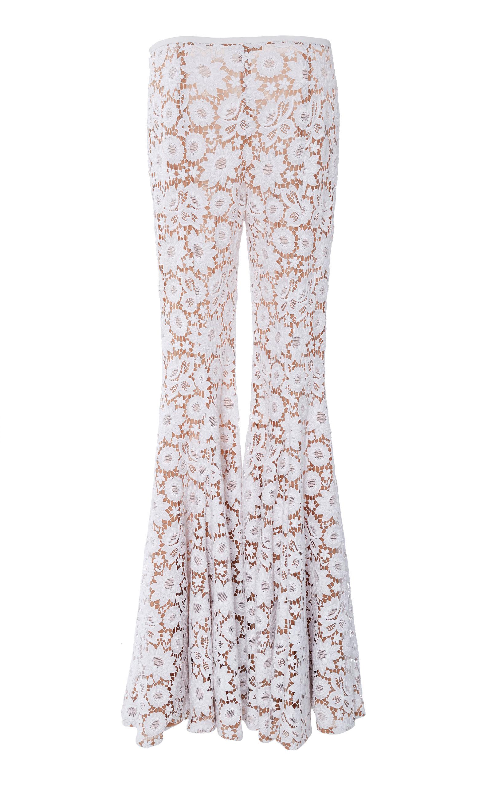 Michael Kors Palazzo Cotton Bell Bottom 