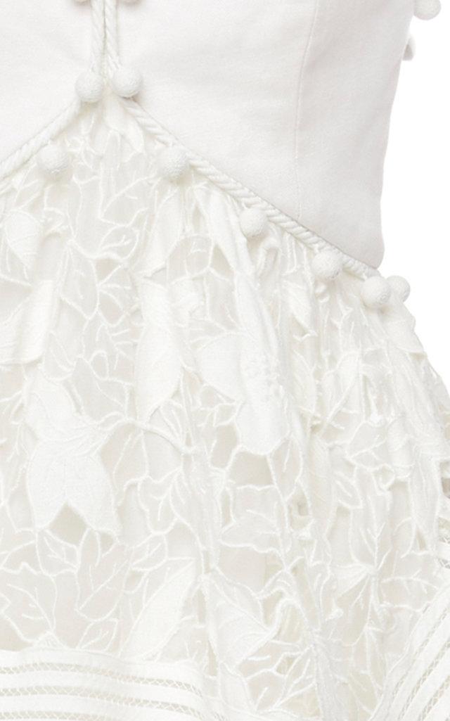zimmermann corsage embellished dress