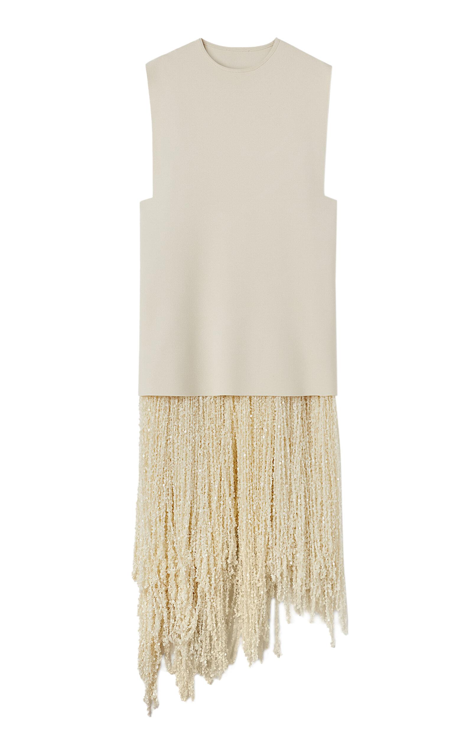 【Jil Sander】 Gatheredミディドレス JIL SANDER（ジルサンダー）の「JIL SANDER（ジルサンダー
