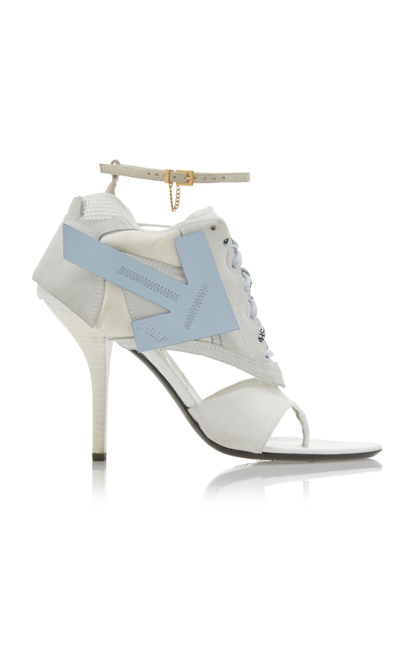 off white sneaker heels