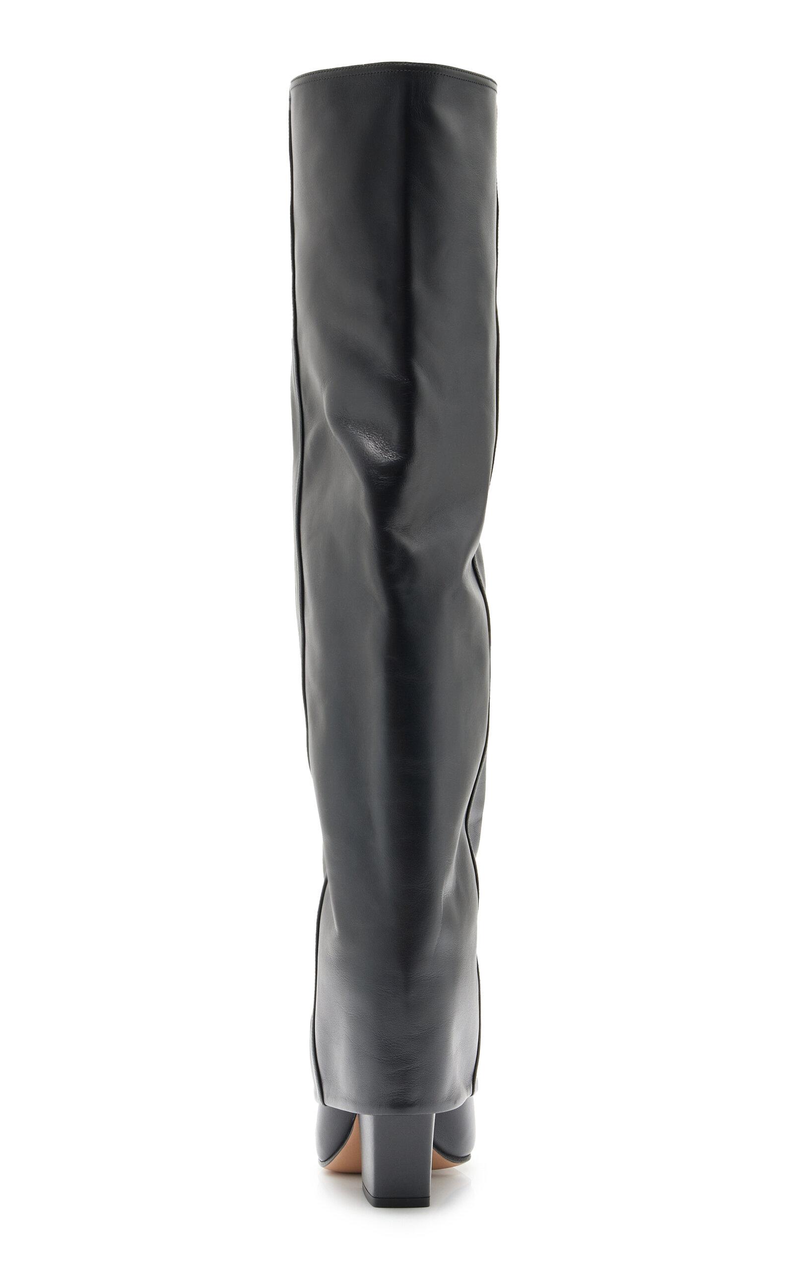 ショートブーツ・ブーティ PARIS TEXAS JANE SMOOTH LEATHER FOLD-OVER BOOTS JANE FOLD OVER BOOT – Paris Texas