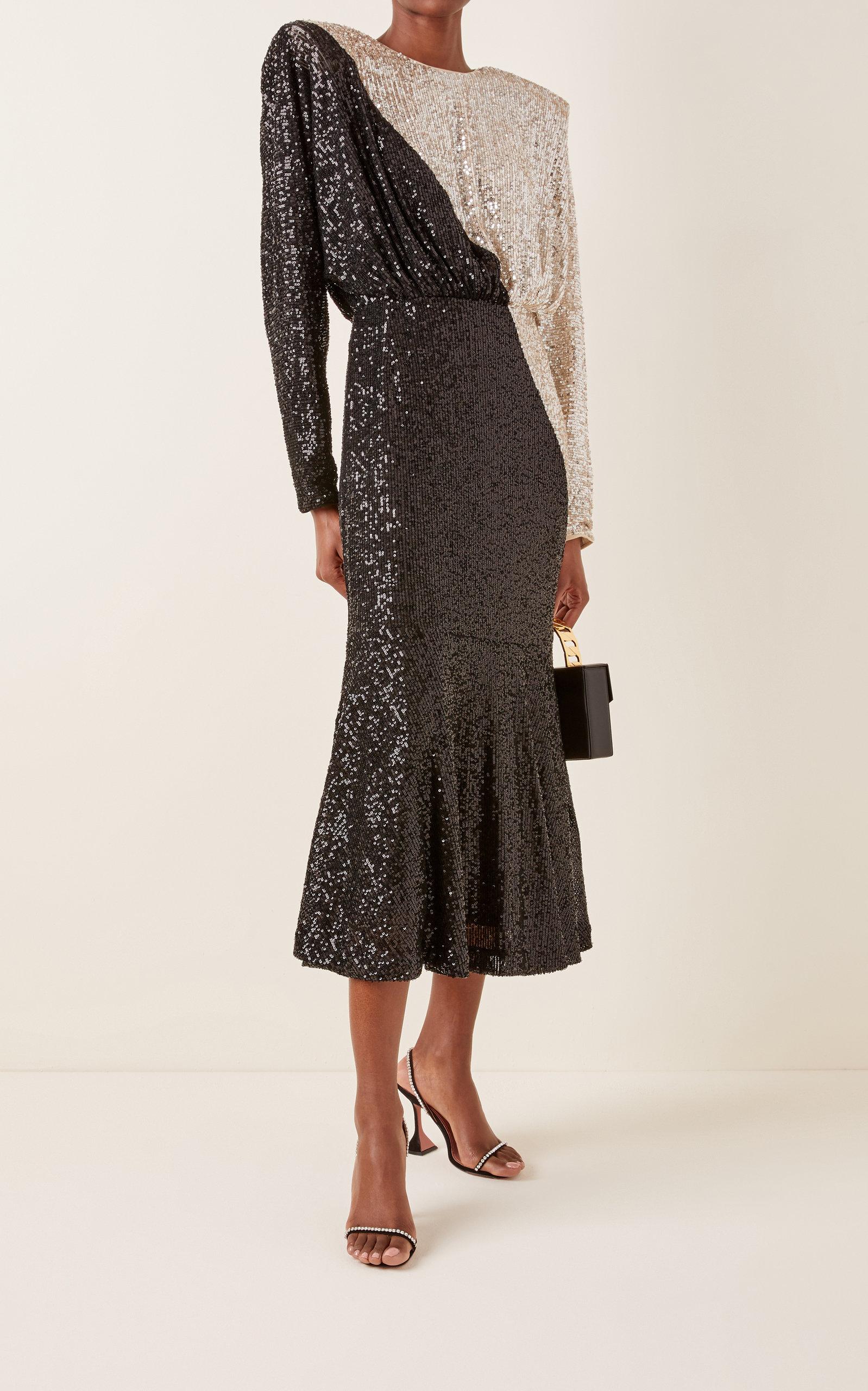 Synthetic Billie Two-toned Sequin Dress ...