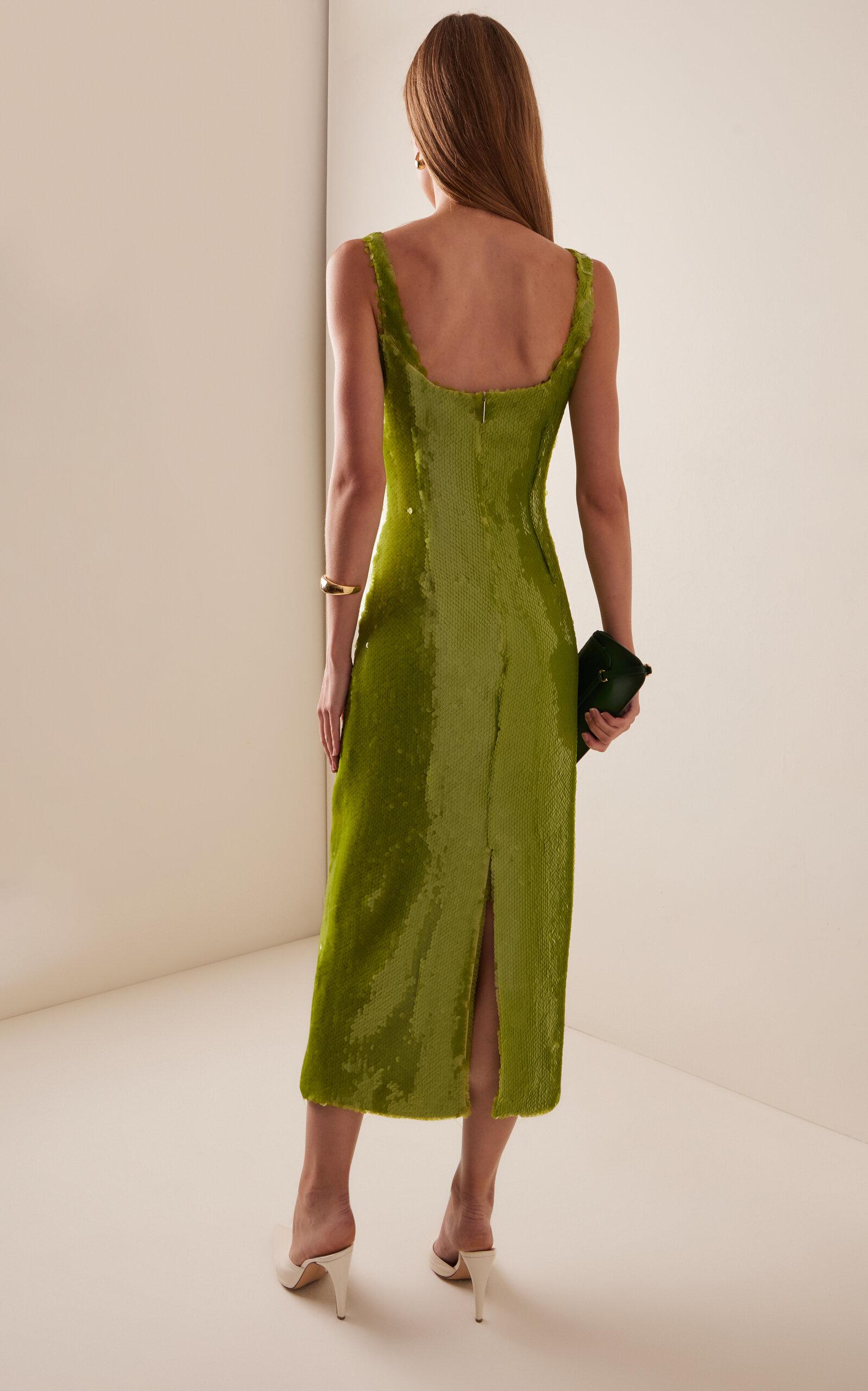 16 arlington green dress Aeta Gown in Sequin main image 1
