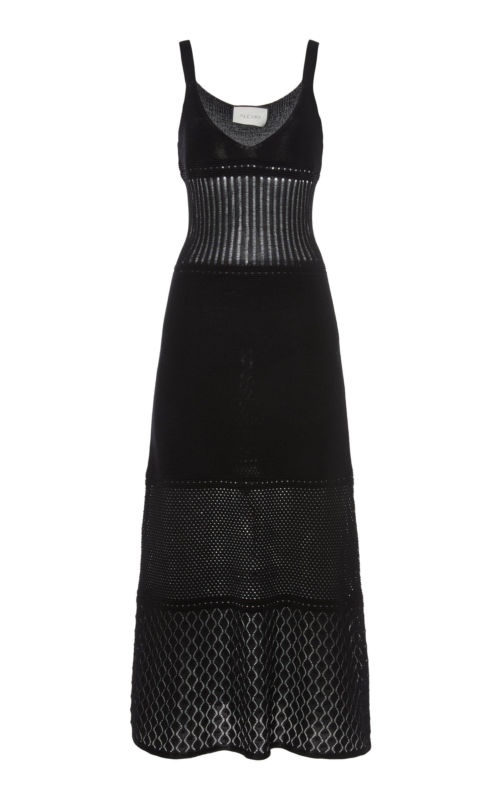 alexis rozanna knit midi dress