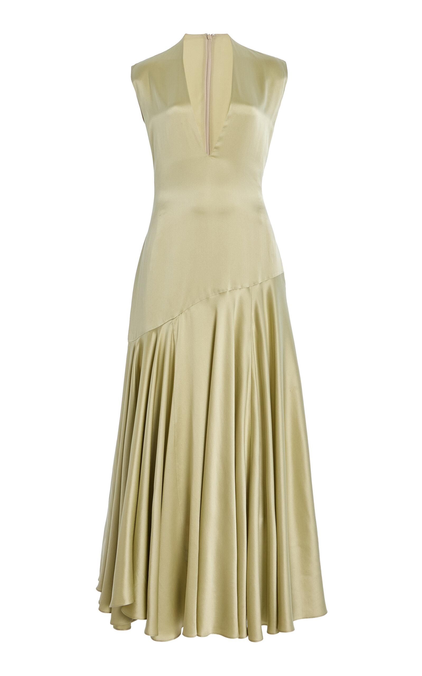 devora silk dress Reformation Devora 100% Silk Dress in Lago
