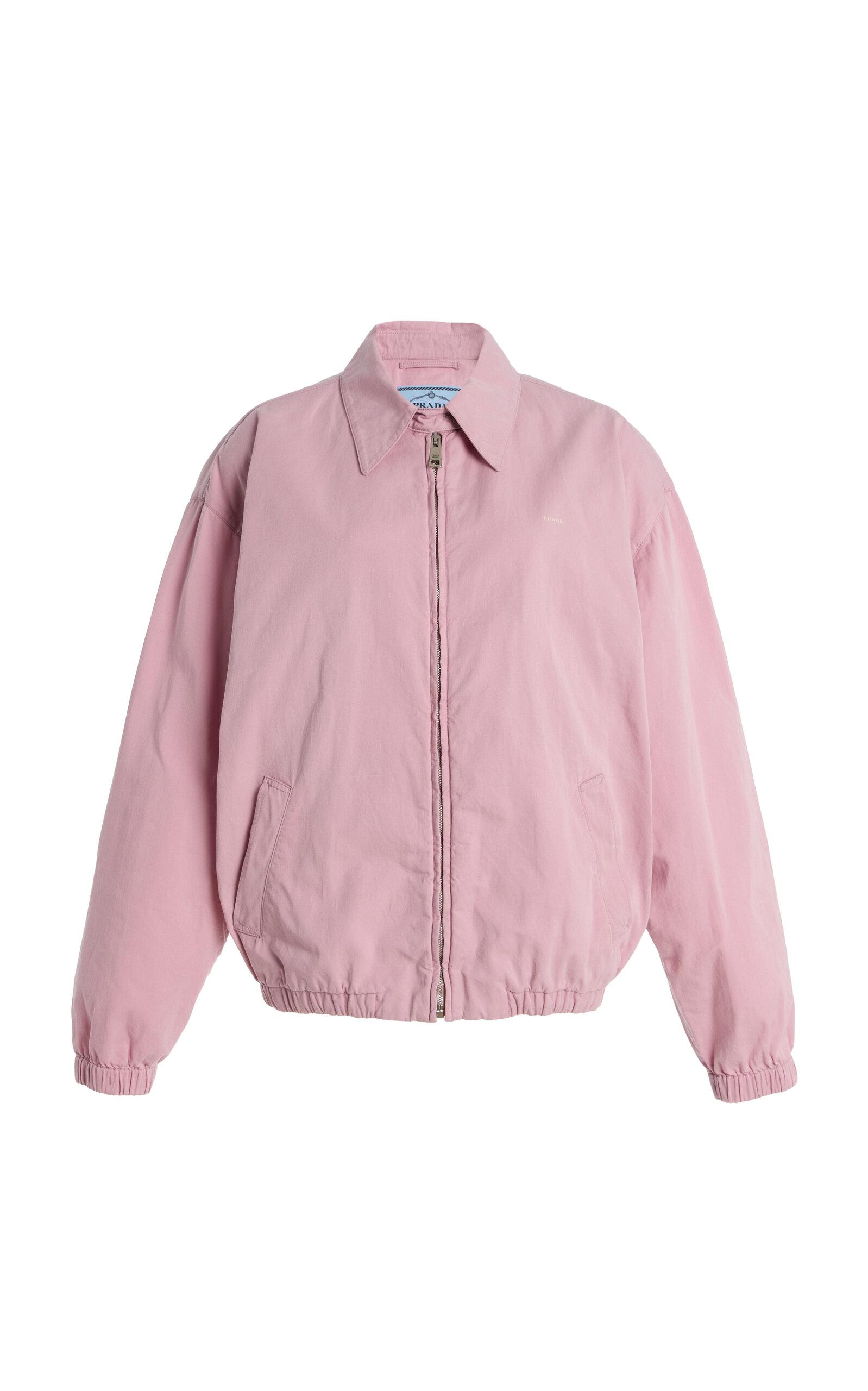 【PRADA】ナイロンジャケット ブルゾン ピンク GORE-TEX　42　XL PRADA】ナイロンジャケット ブルゾン ピンク GORE-TEX 42 XL