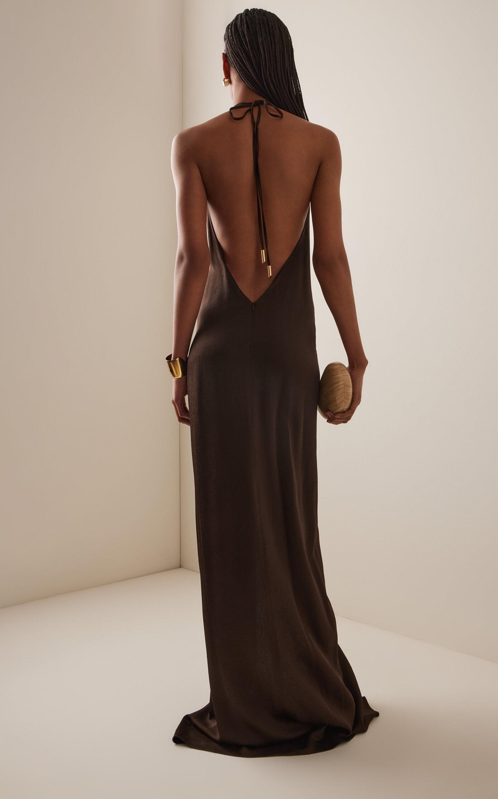 silvia tcherassi brown dress Moira Dress BROWN 2026 main image 1