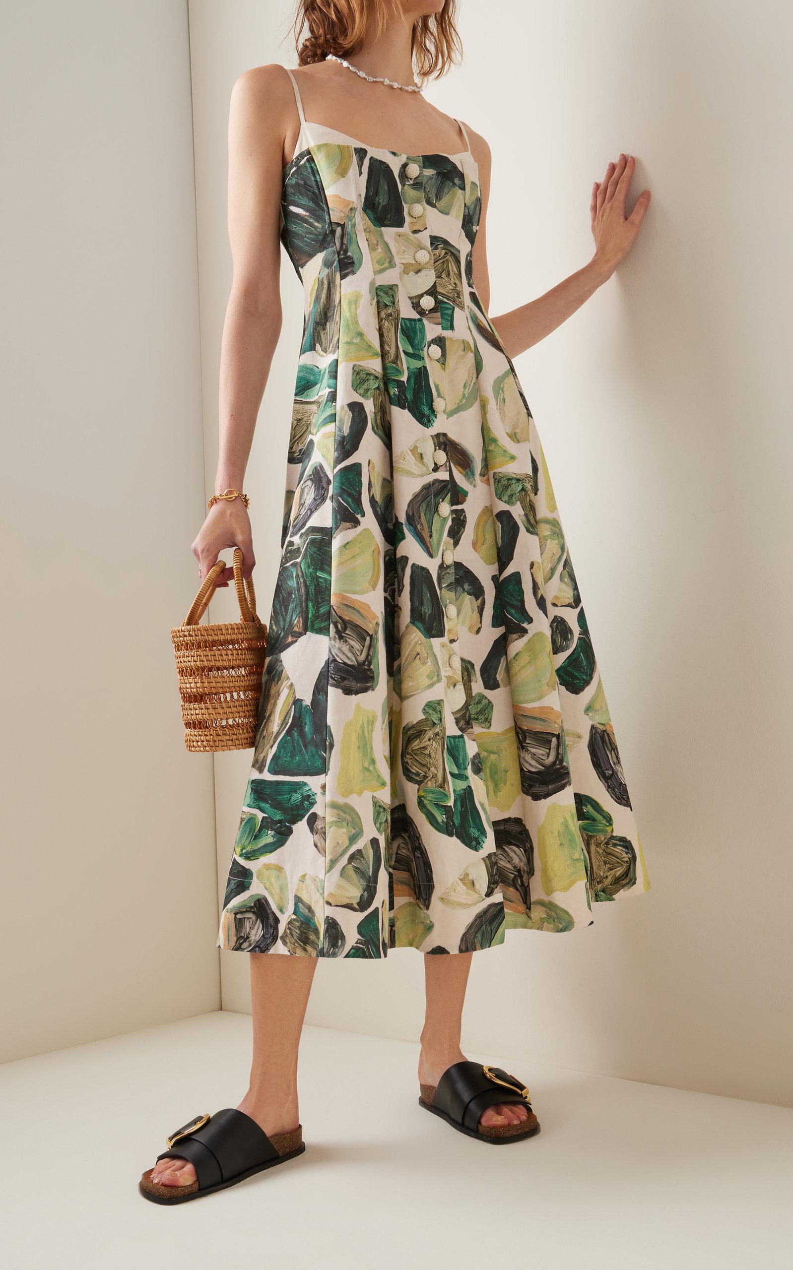 Milly banana leaf jordan dress shop