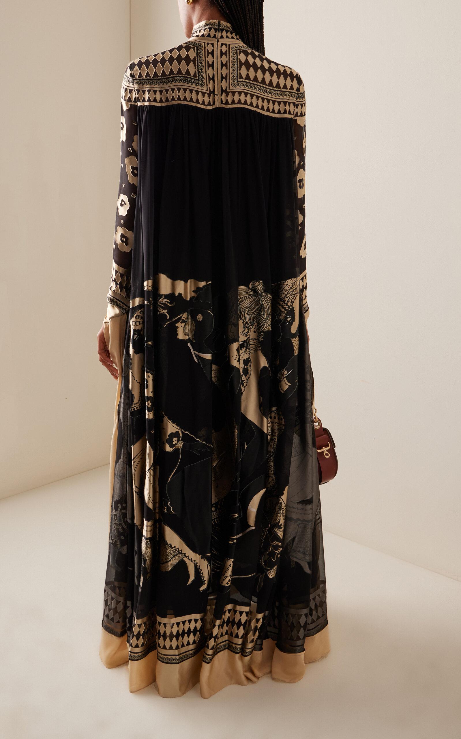 Zimmermann Illustration Otto Metallic Silk-Blend Jacquard