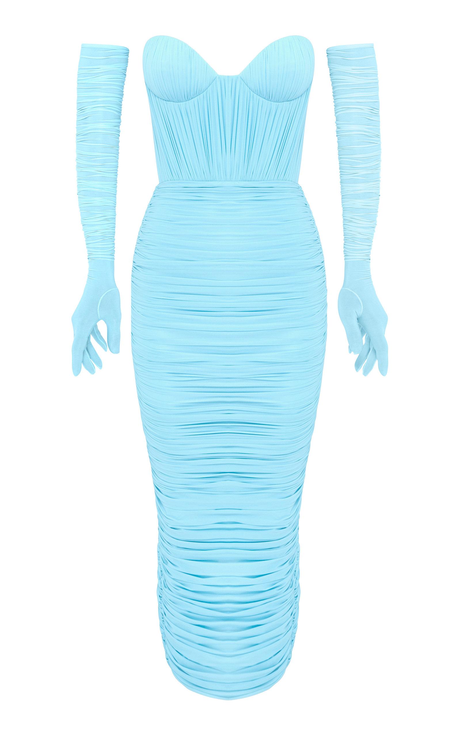 Mesh Midi Dress Fashion Nova Baby Blue Dress Baddie Metallic Mini