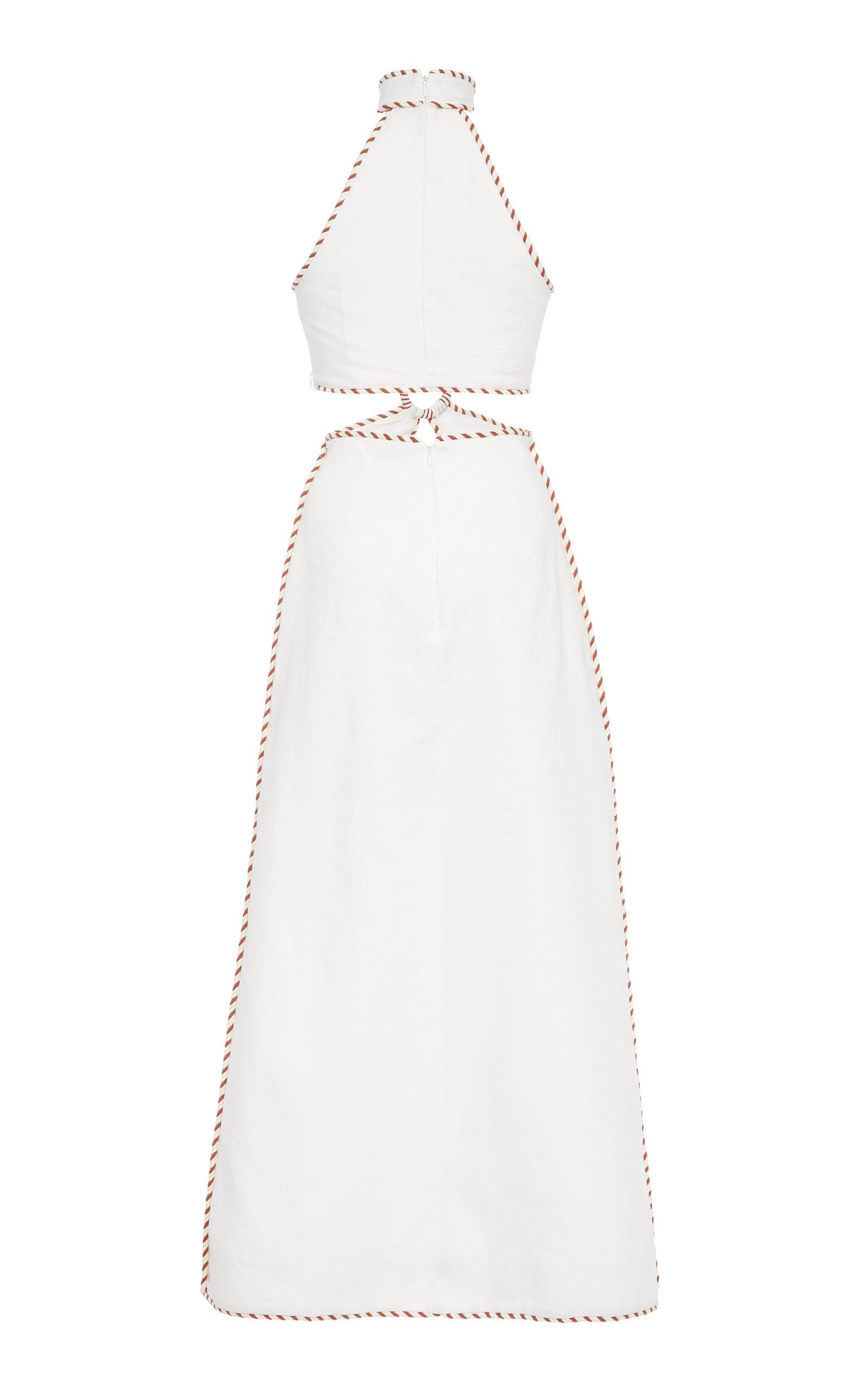 zimmermann white midi dress