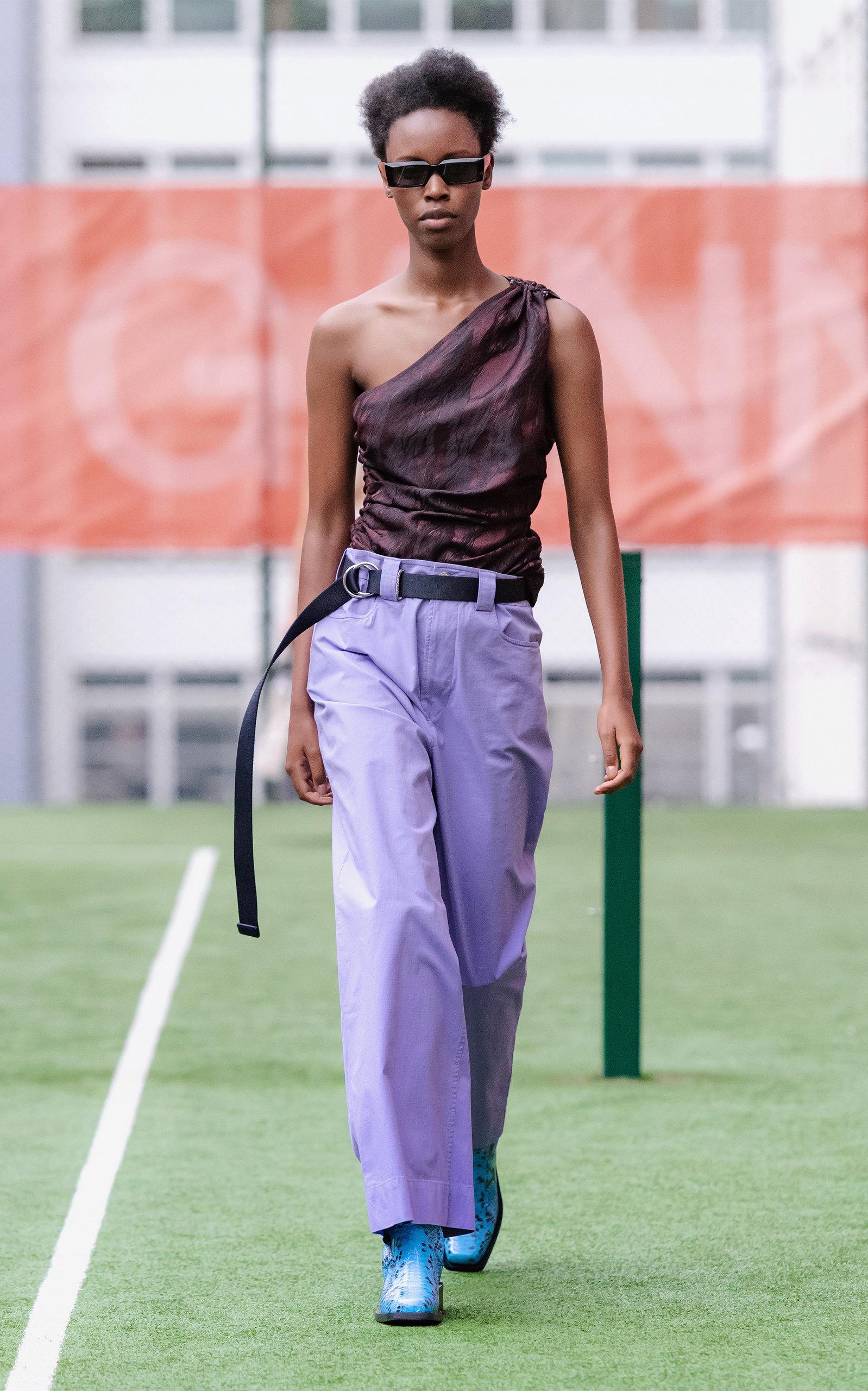 Ganni ripstop cotton chino Clearance