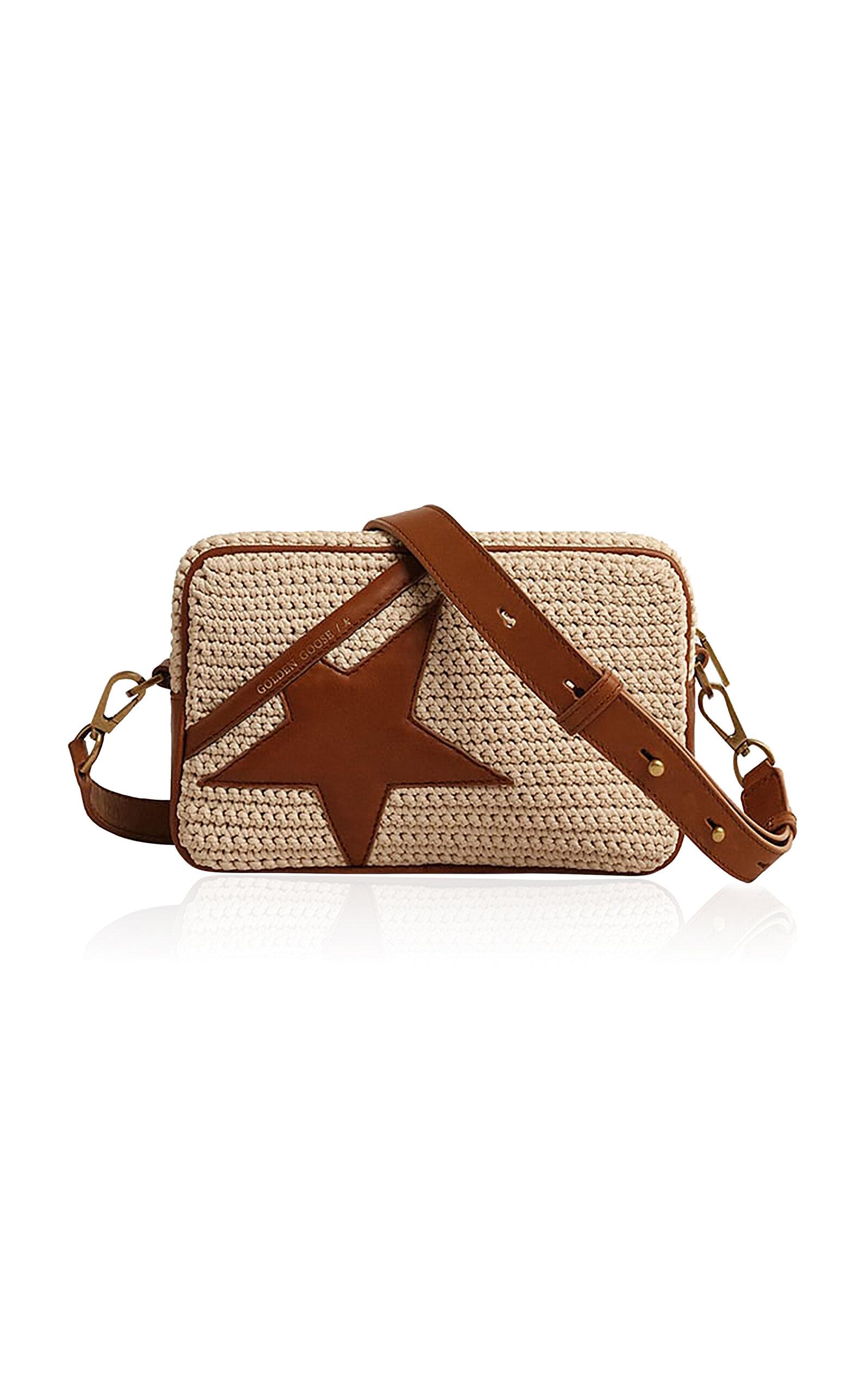 Golden Goose Star Raffia Crossbody Bag in Brown Lyst Canada