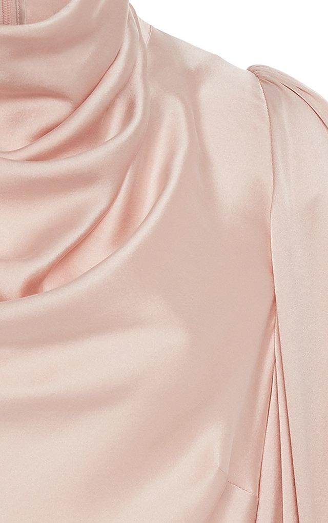Zimmermann Cowl Neck Silk Blouse in 