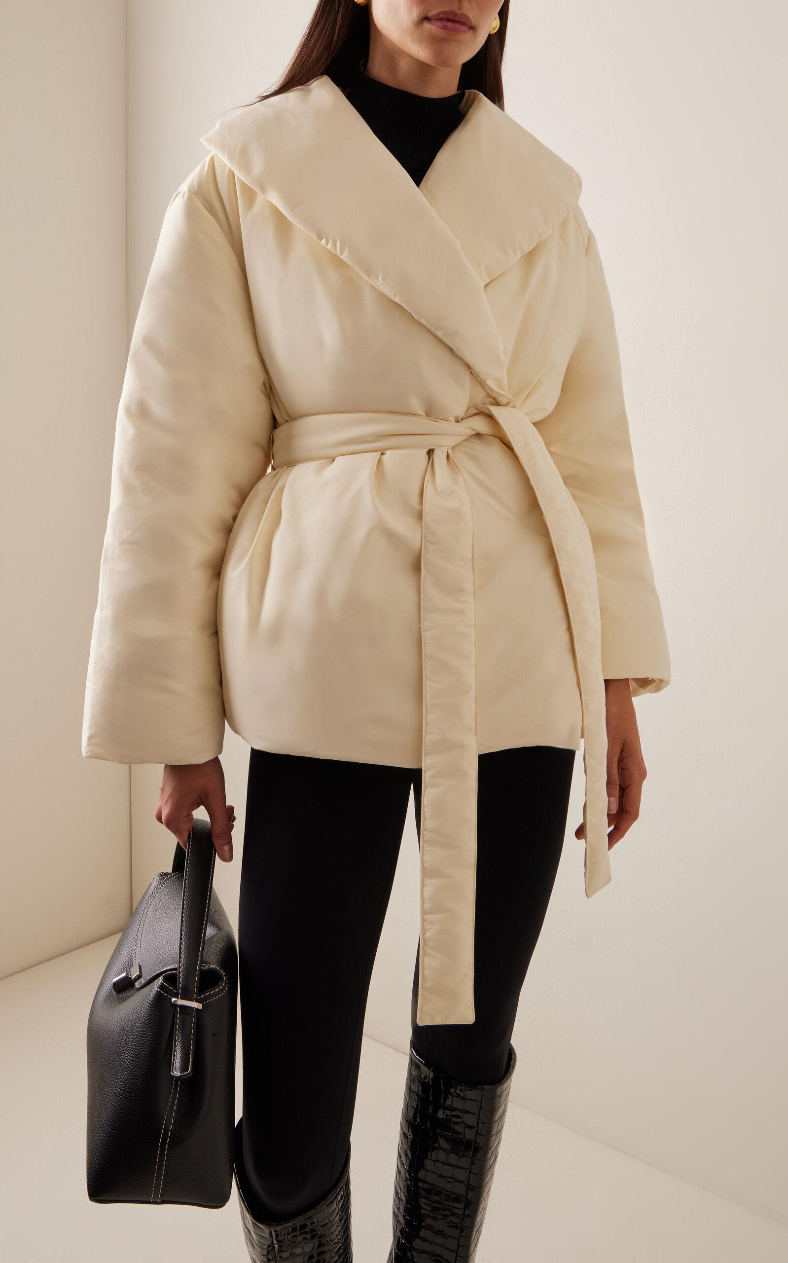 ジャケット Loulou Studio Jackets Loulou Studio // Beige Wool Moho Jacket – VSP Consignment