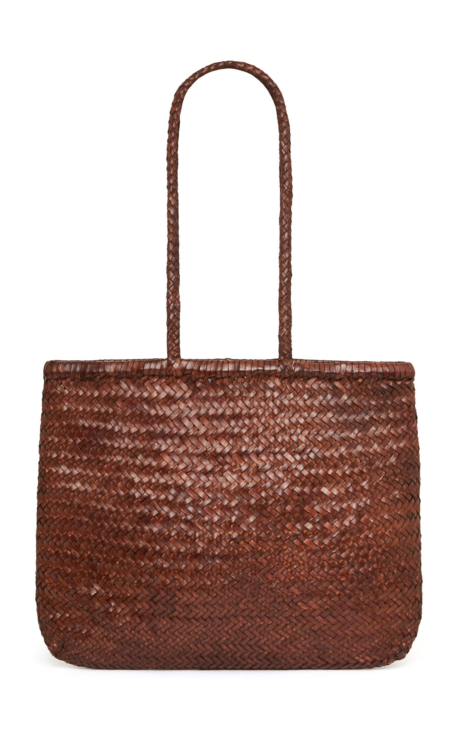St. Agni Bagu Woven Leather Tote in Brown | Lyst UK