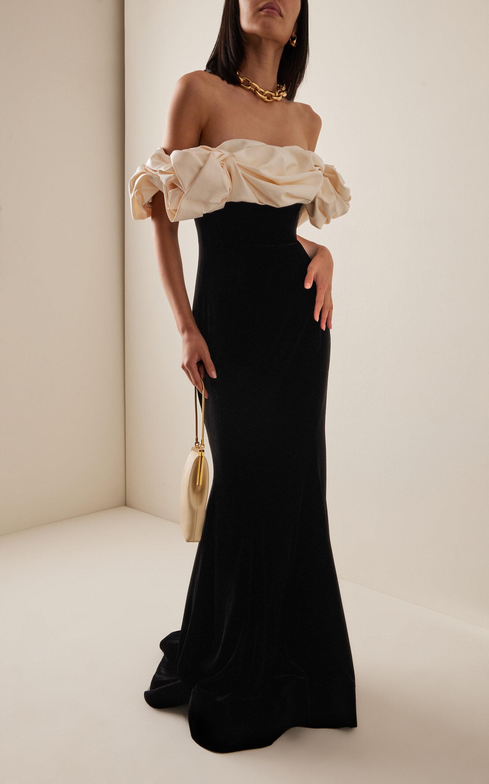 Rachel Gilbert Virgo Gown in Black Lyst