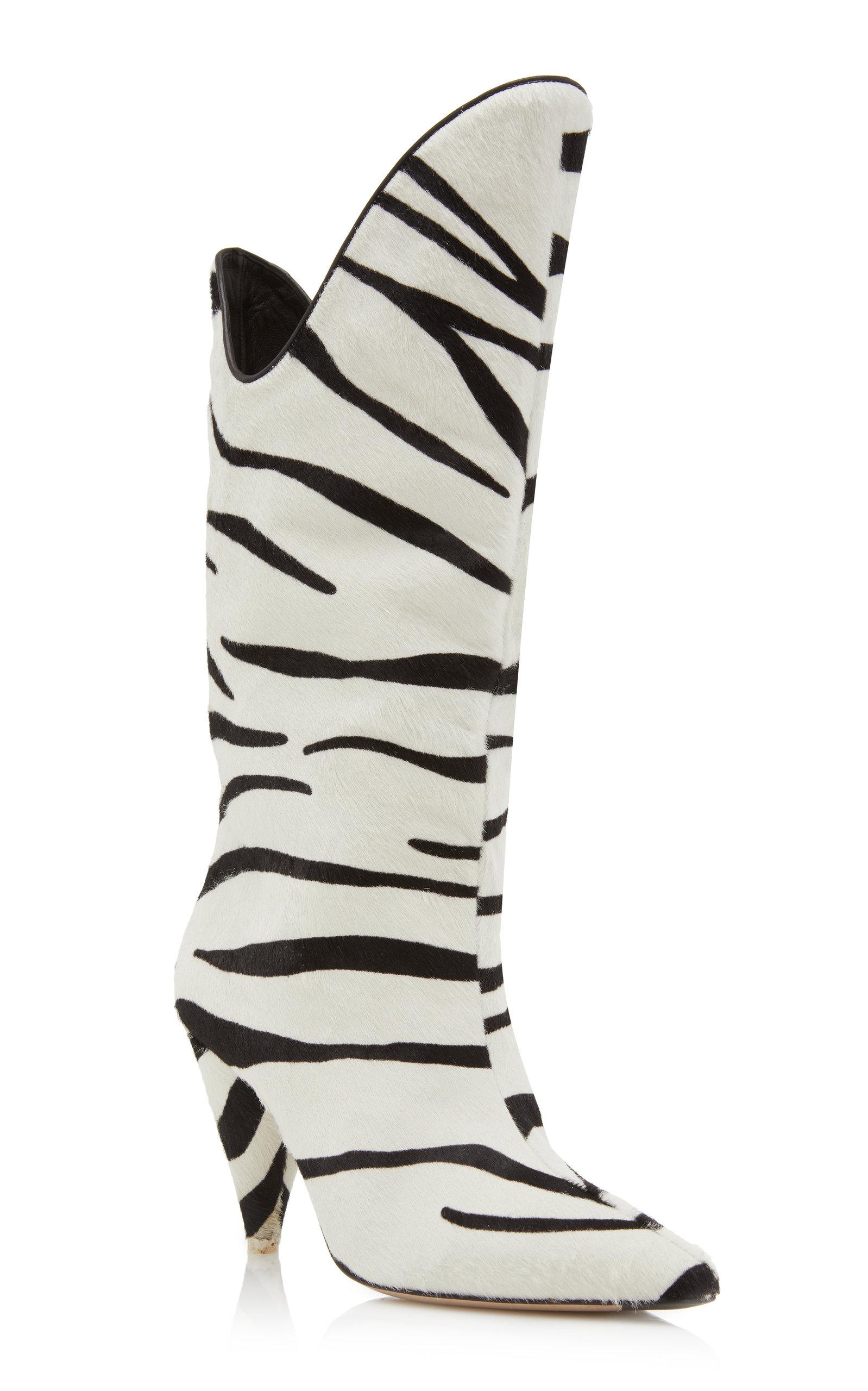 Attico zebra boots clearance