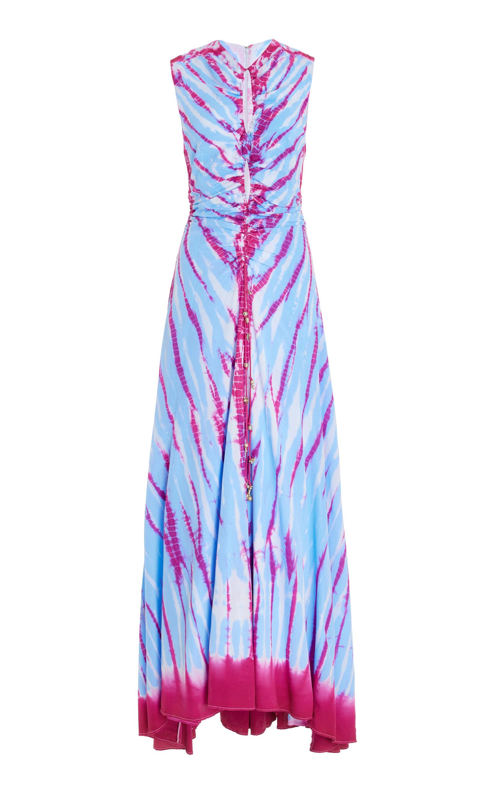 Altuzarra Kaya Tie-dyed Silk Dress in White | Lyst