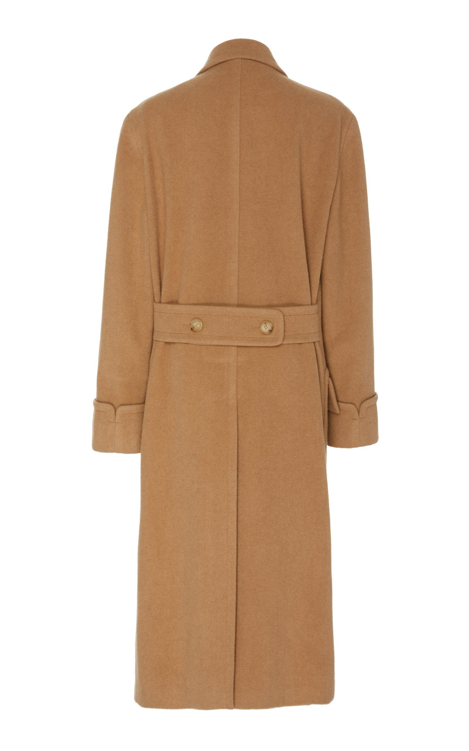 Ralph Lauren Double-breasted Camel Hair Coat in Natural - Lyst