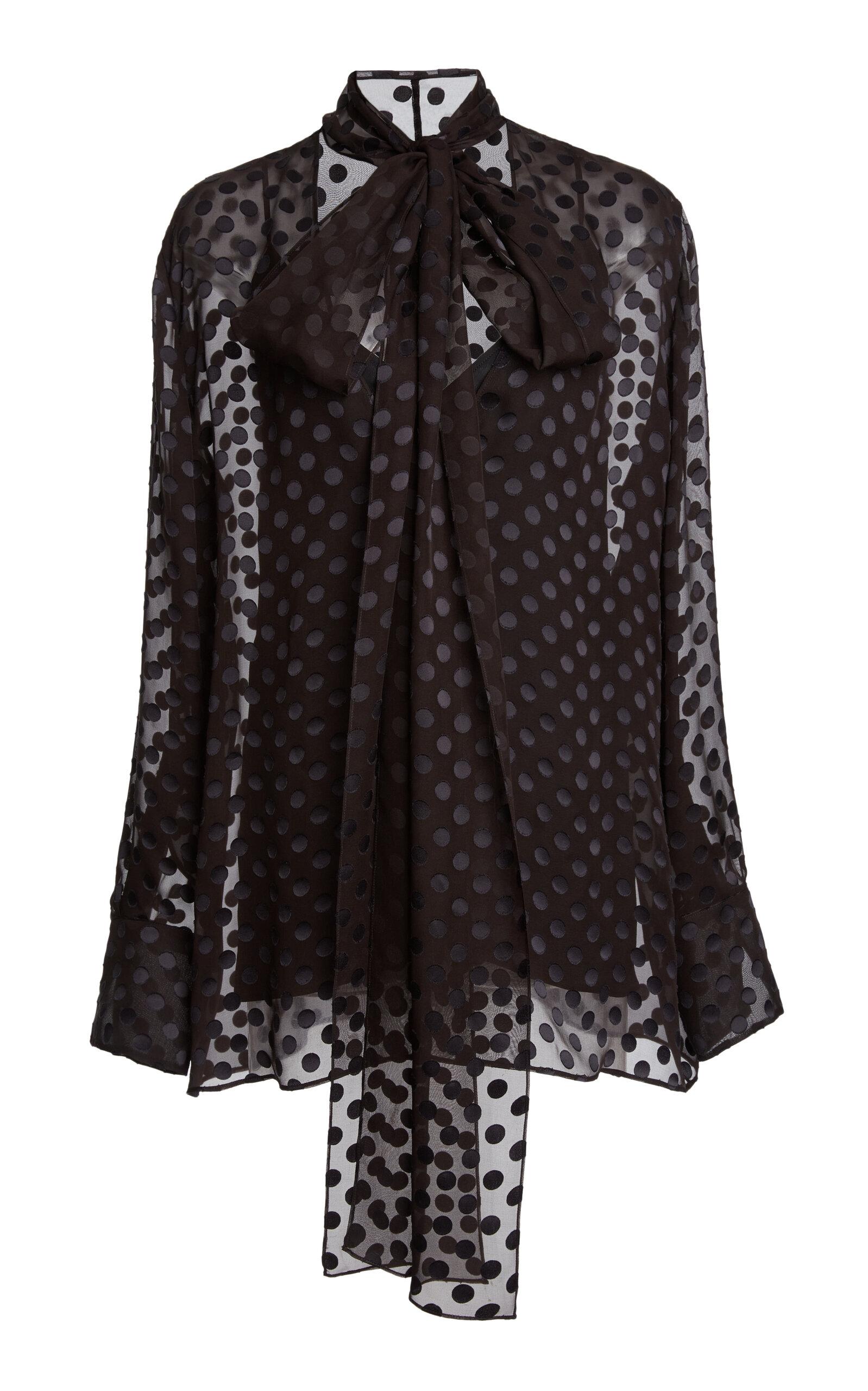 givenchy-Black-Tie-Neck-Silk-