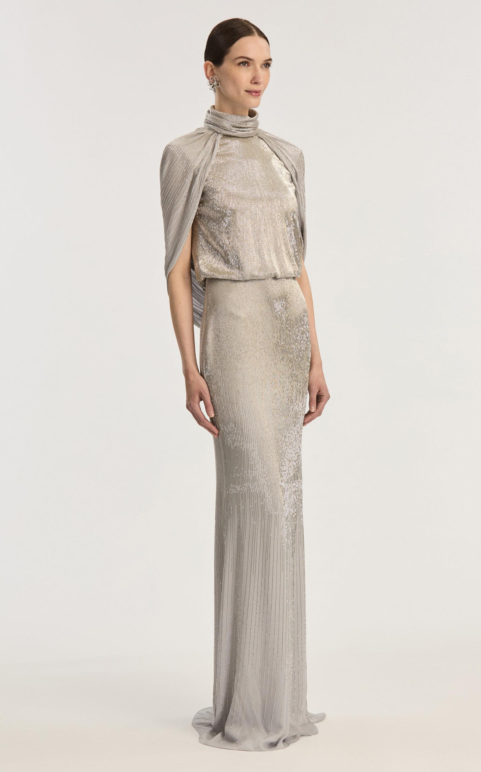 slim fit dress slacks Oscar De La Renta Lilian l Preowned Wedding Dress l Los Angeles main image 0