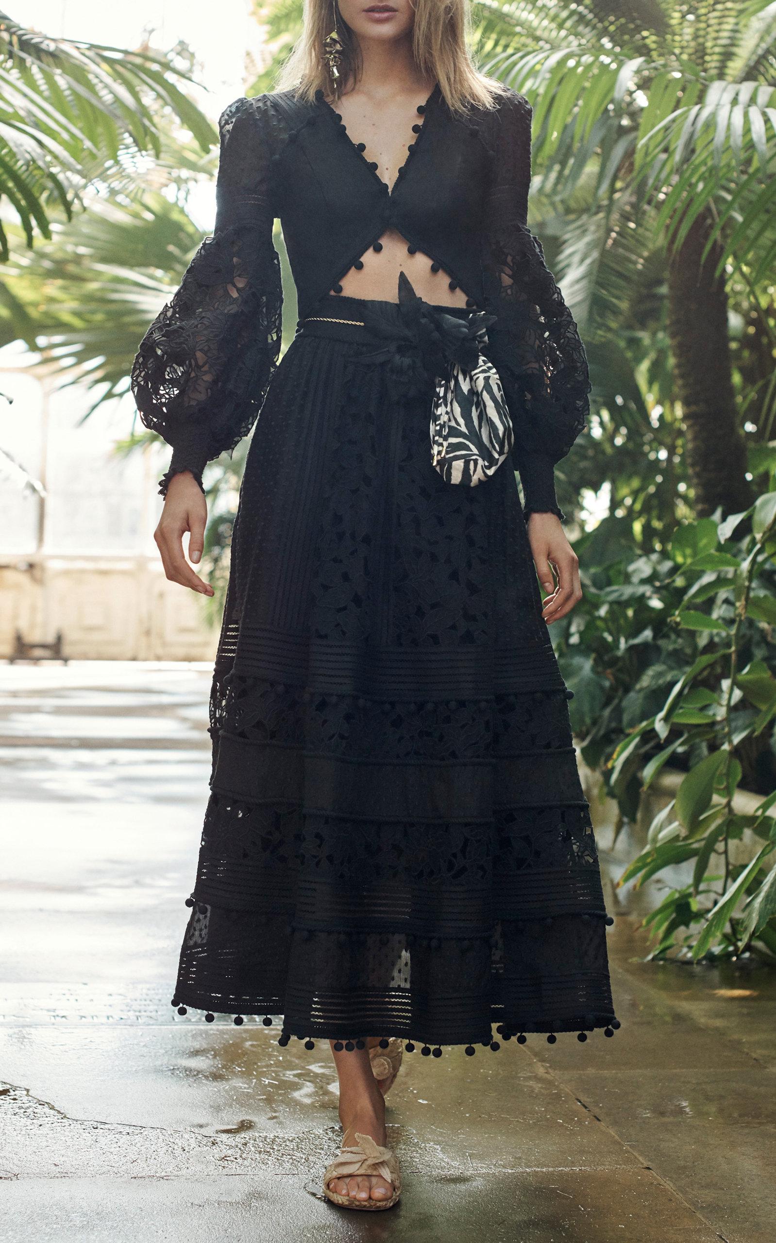 zimmermann black skirt