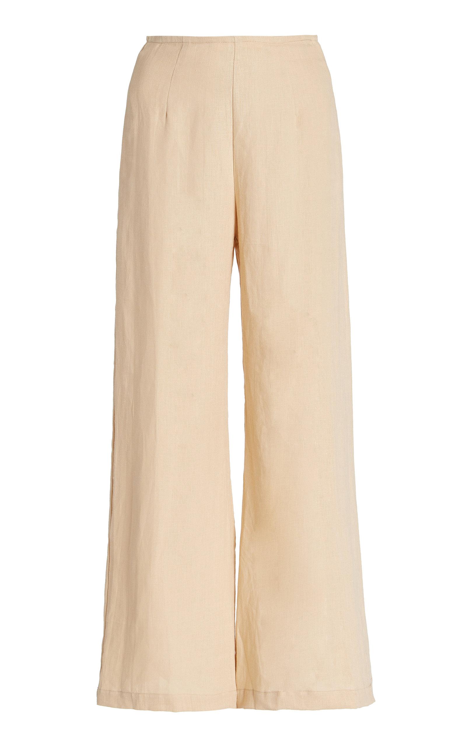 Brand Ottavio Linen Wide-leg Pants 