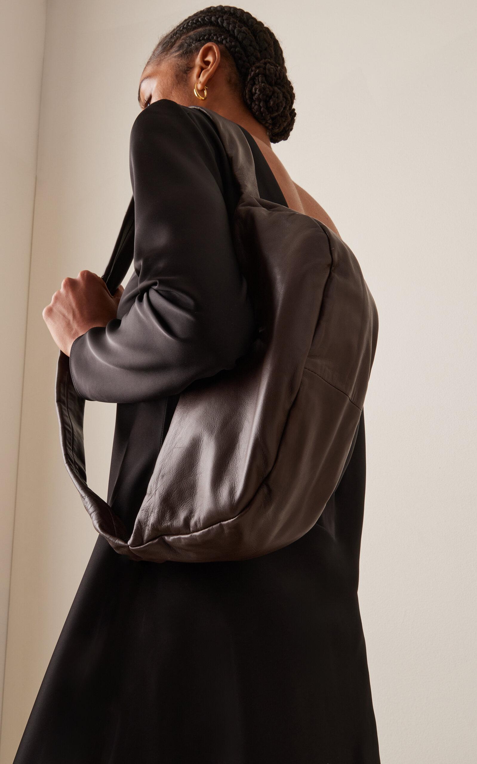 St. Agni Crescent Leather Bag in Black Lyst