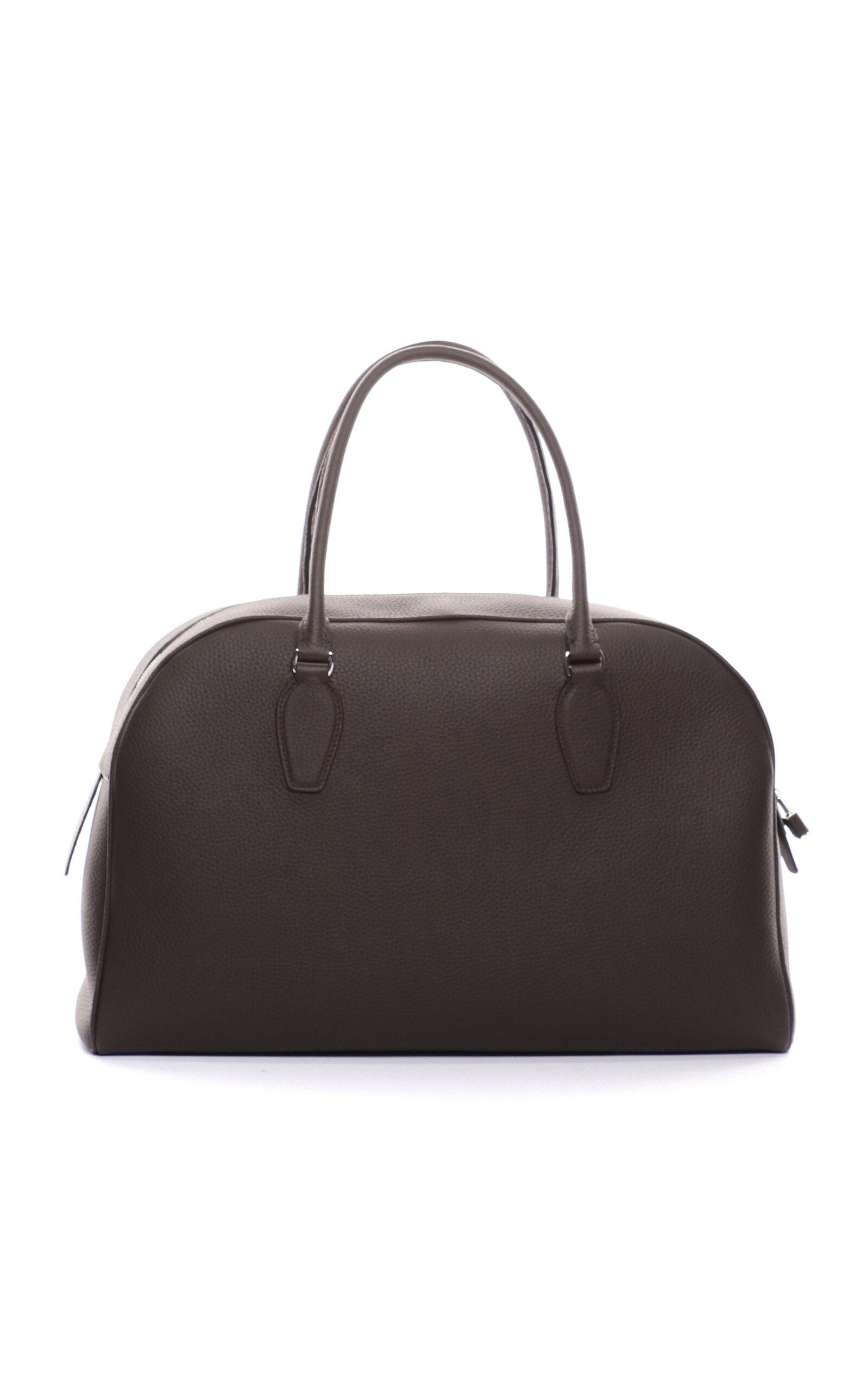 The Row India 15.75 Leather Top Handle Bag in Brown | Lyst