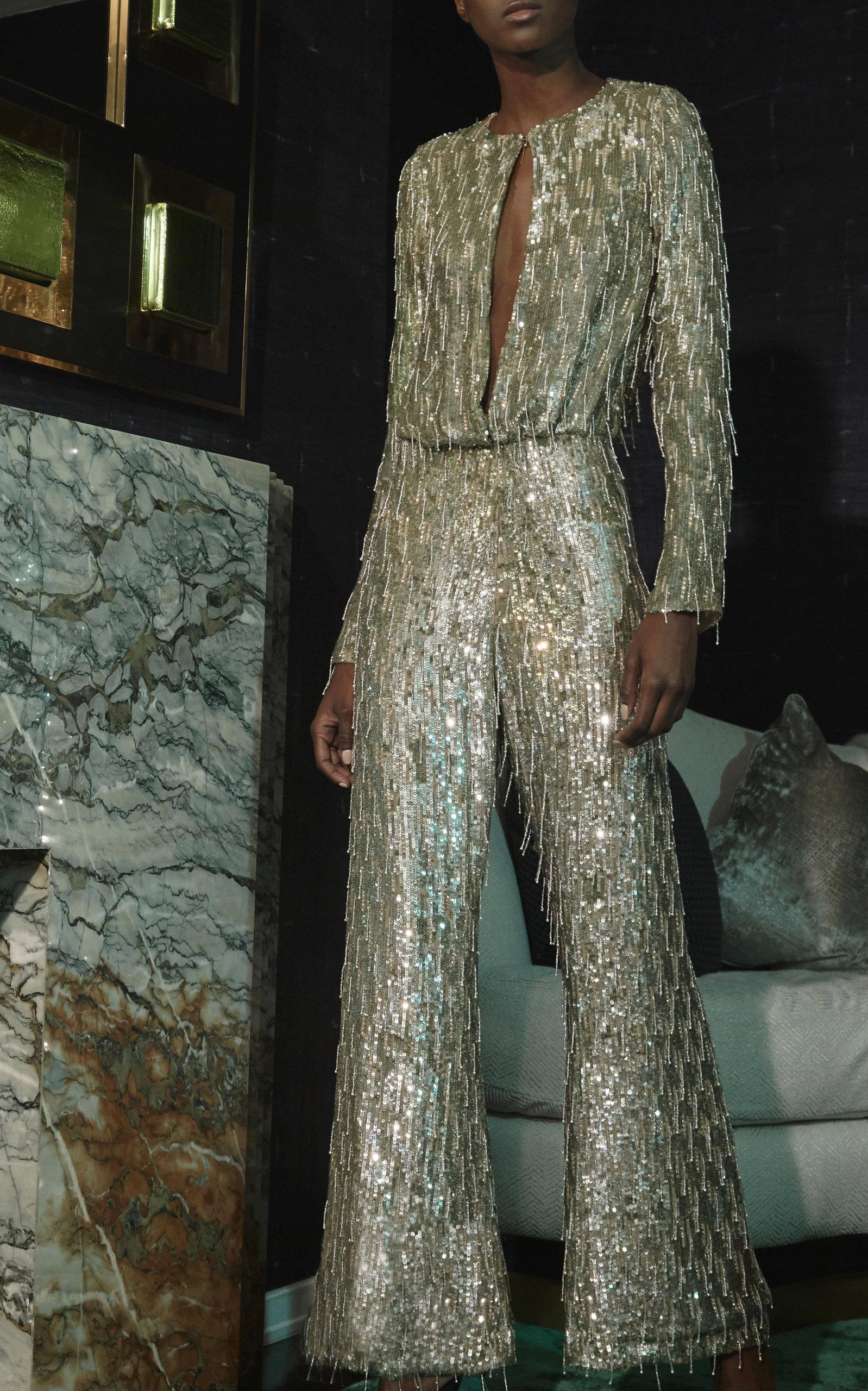 alexis sequin jumpsuit