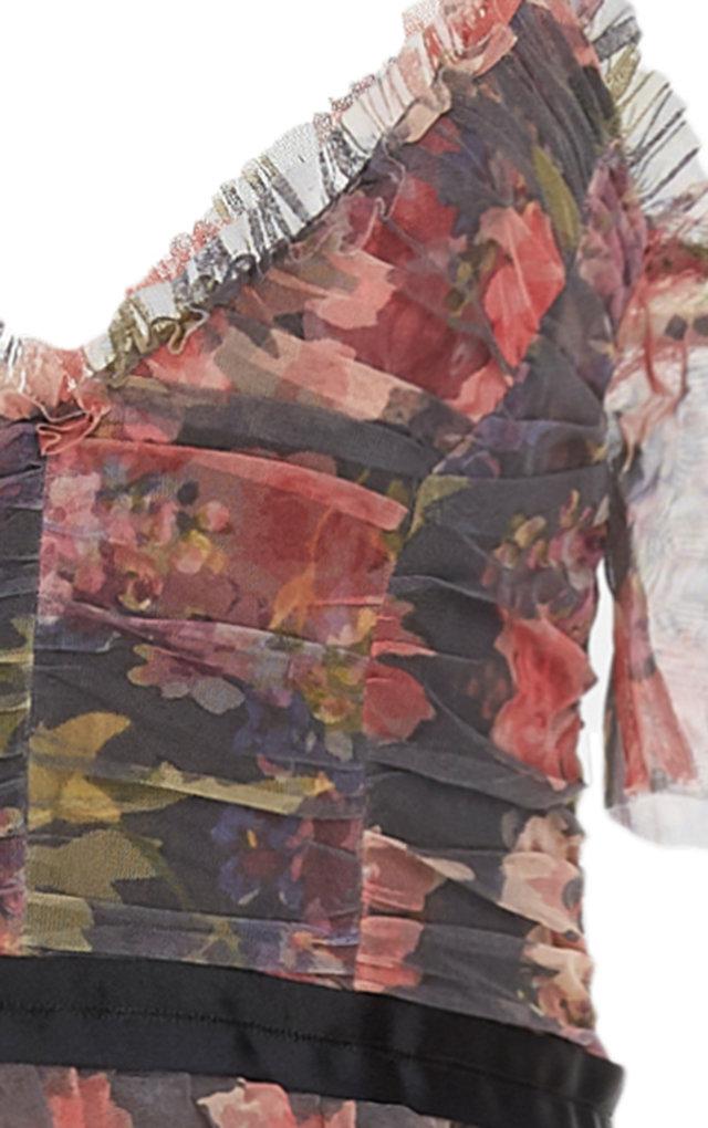titania rose tulle dress