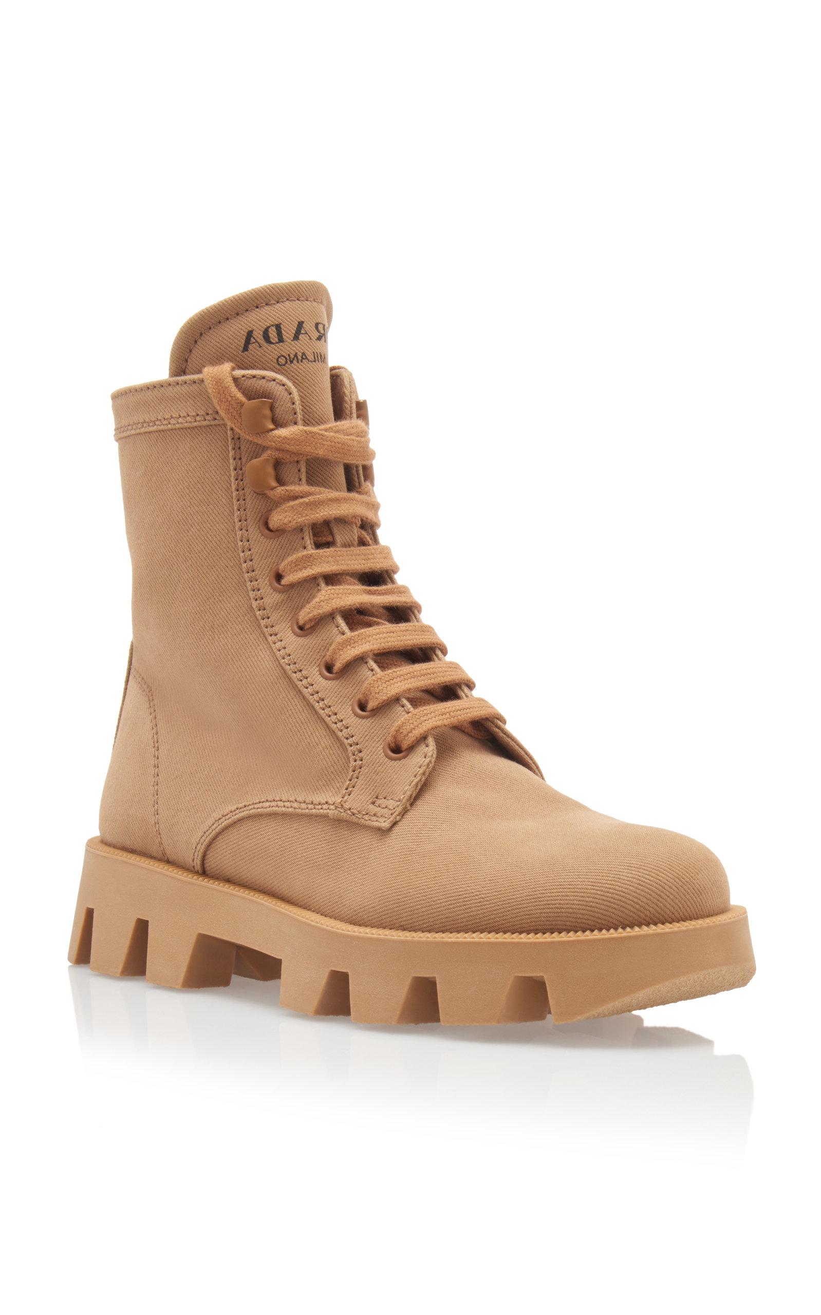 prada combat ankle boots