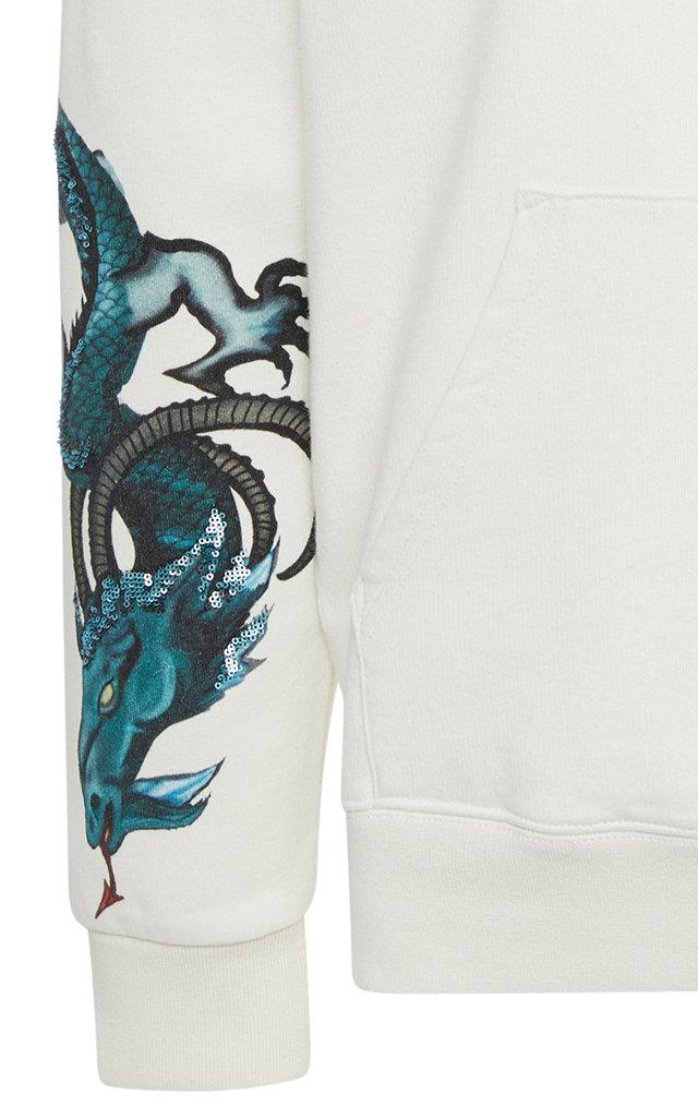 givenchy dragon hoodie white
